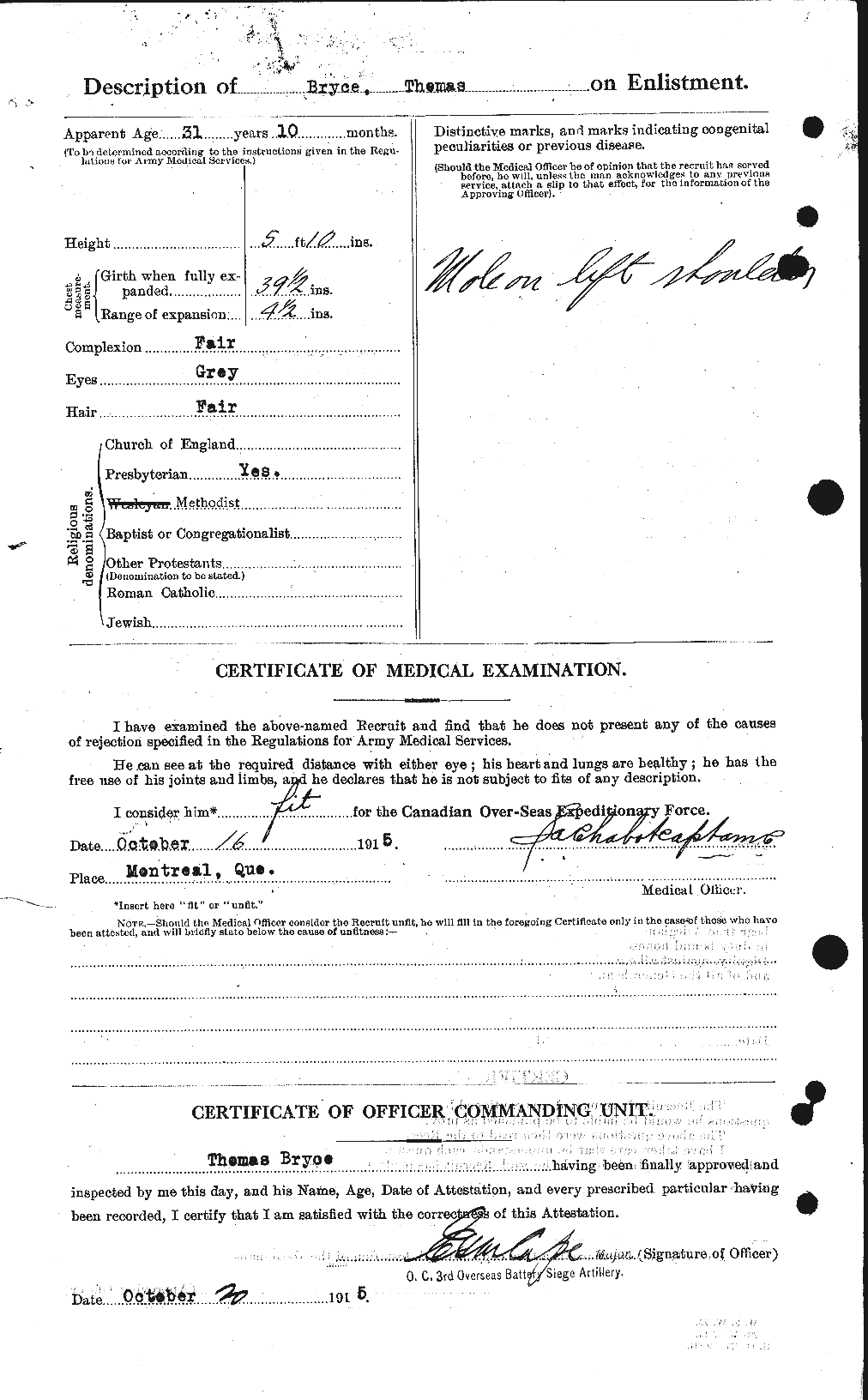 Personnel Records of the First World War - CEF 268760b