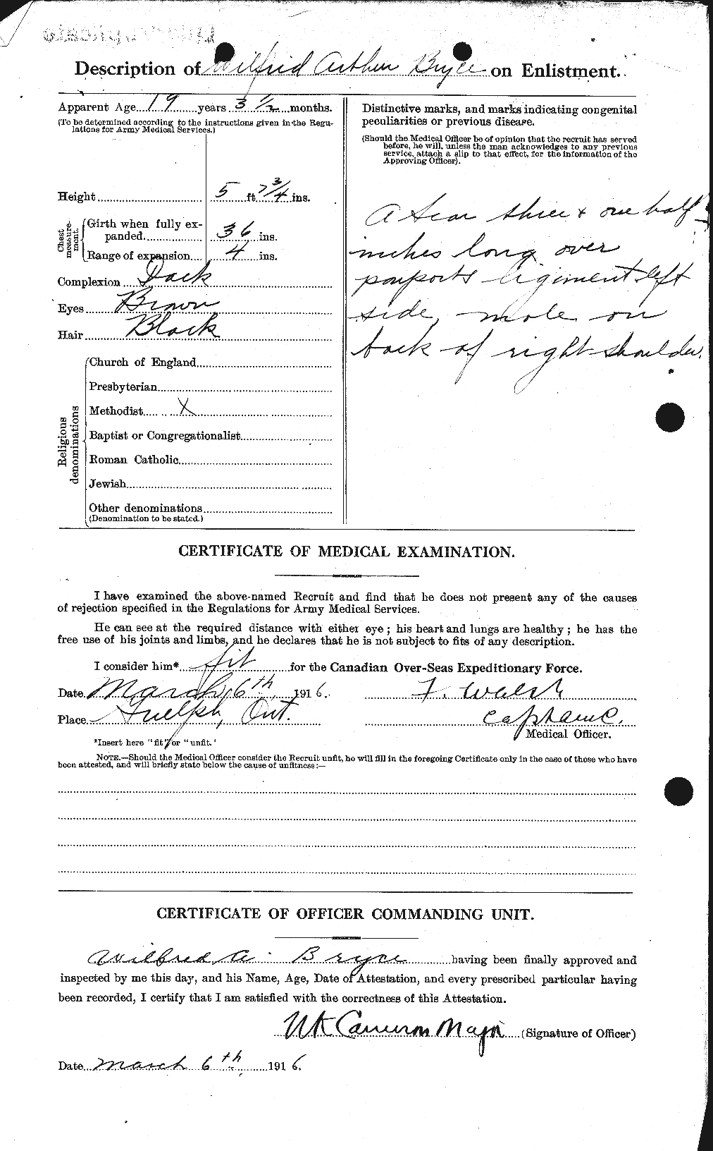 Personnel Records of the First World War - CEF 268764b