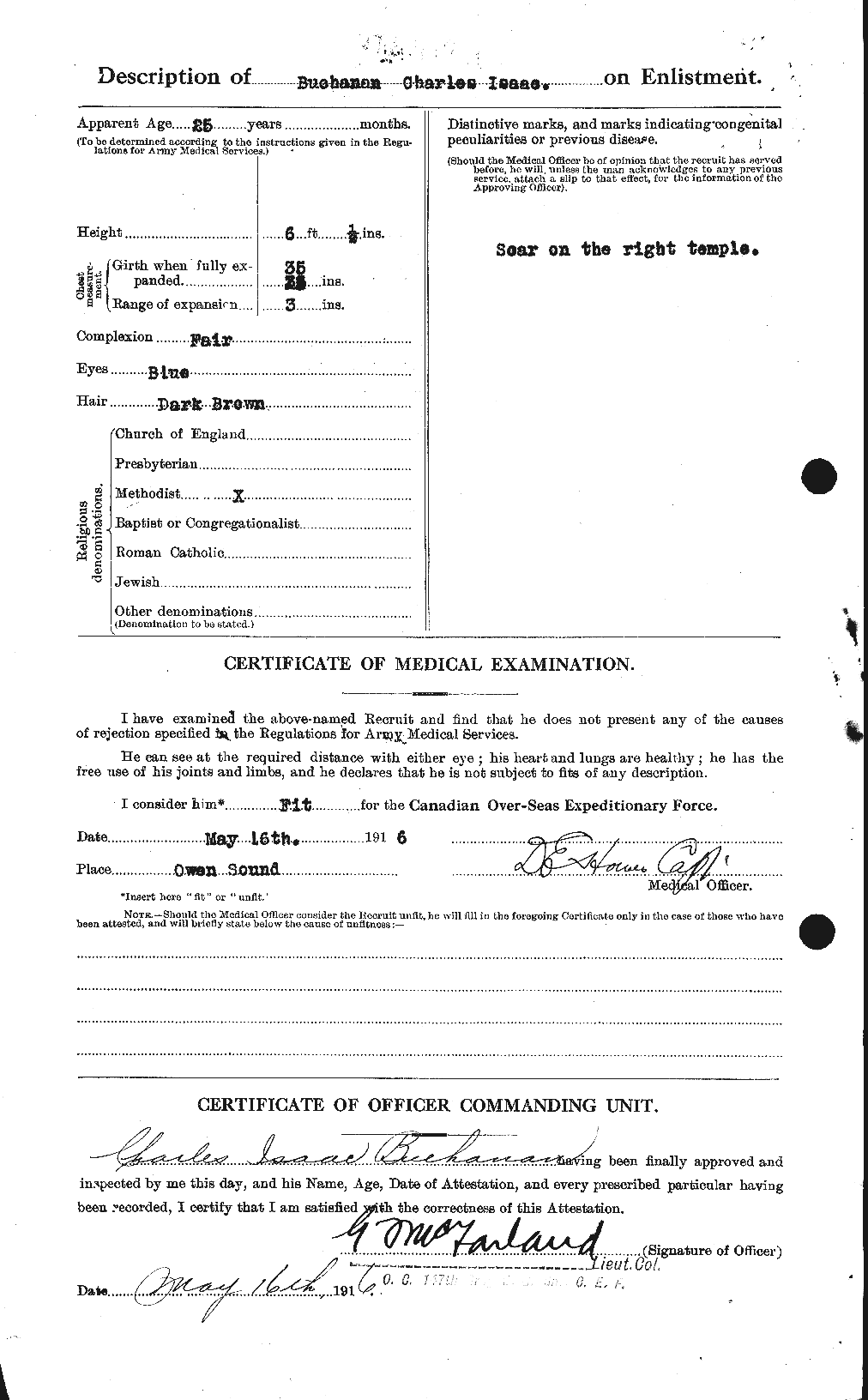 Personnel Records of the First World War - CEF 269135b