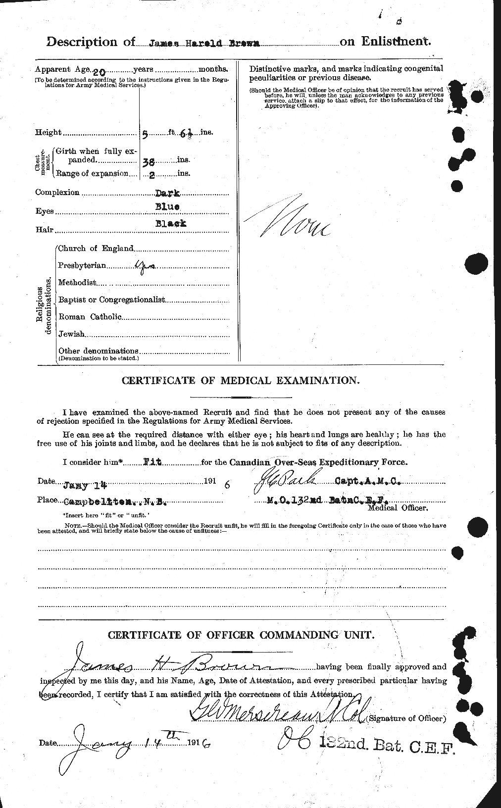 Personnel Records of the First World War - CEF 269541b