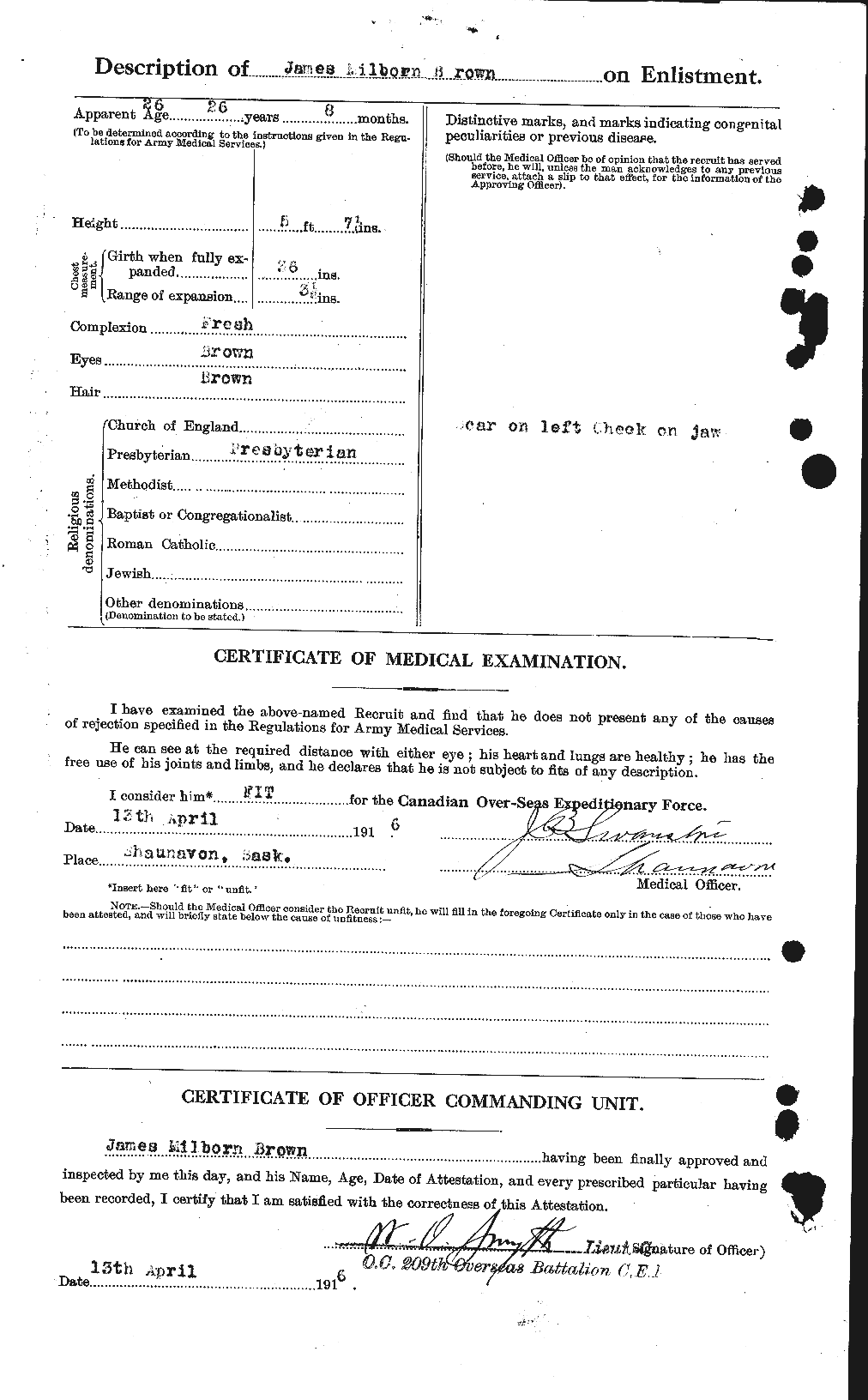 Personnel Records of the First World War - CEF 269557b