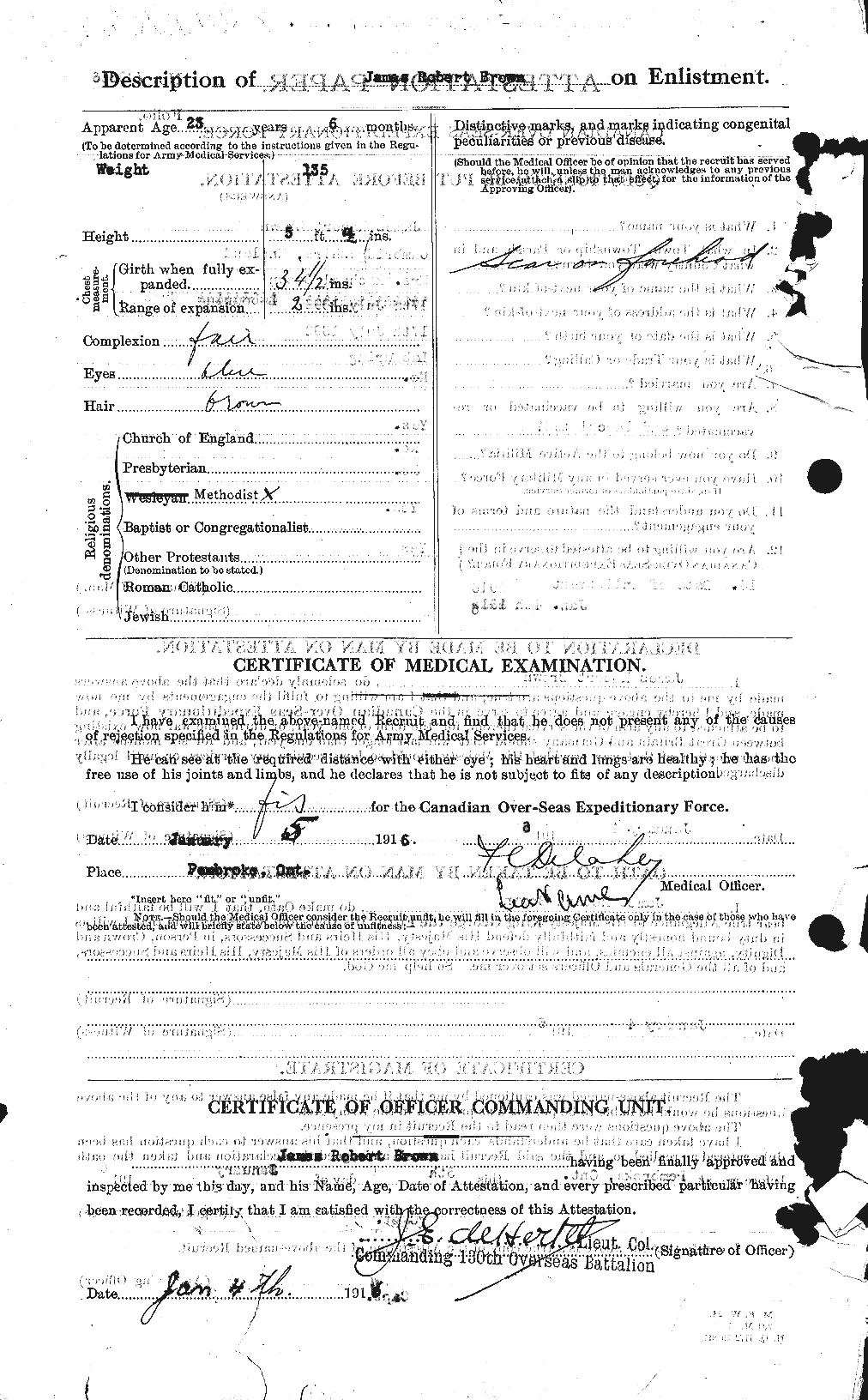 Personnel Records of the First World War - CEF 269580b
