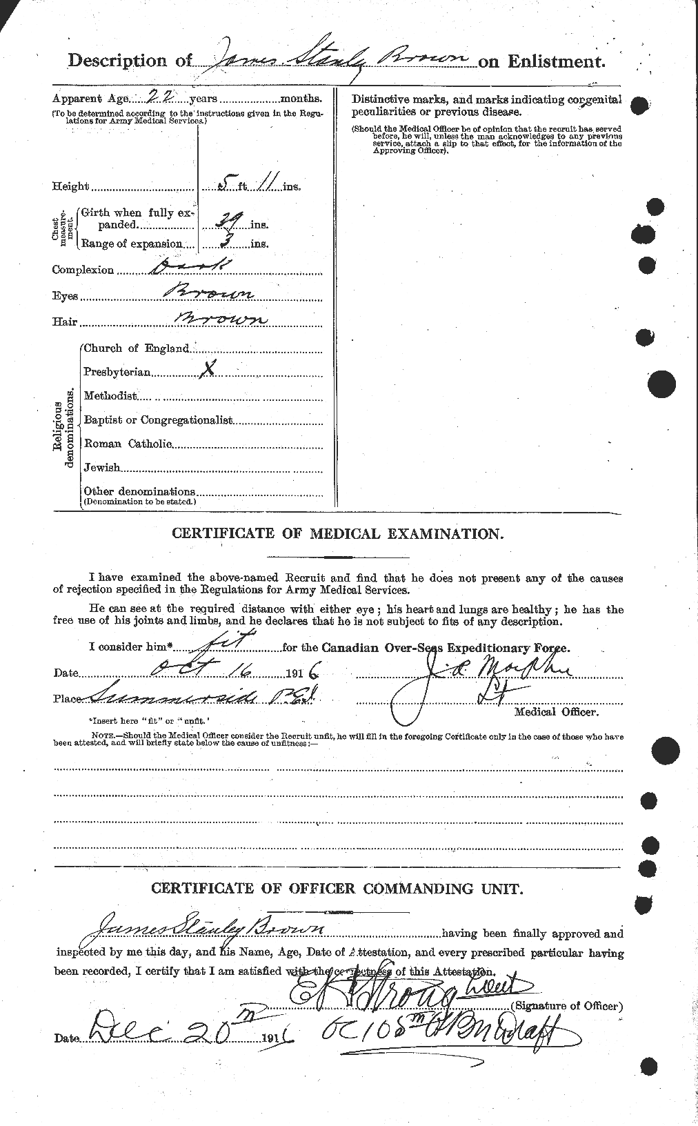 Personnel Records of the First World War - CEF 269583b