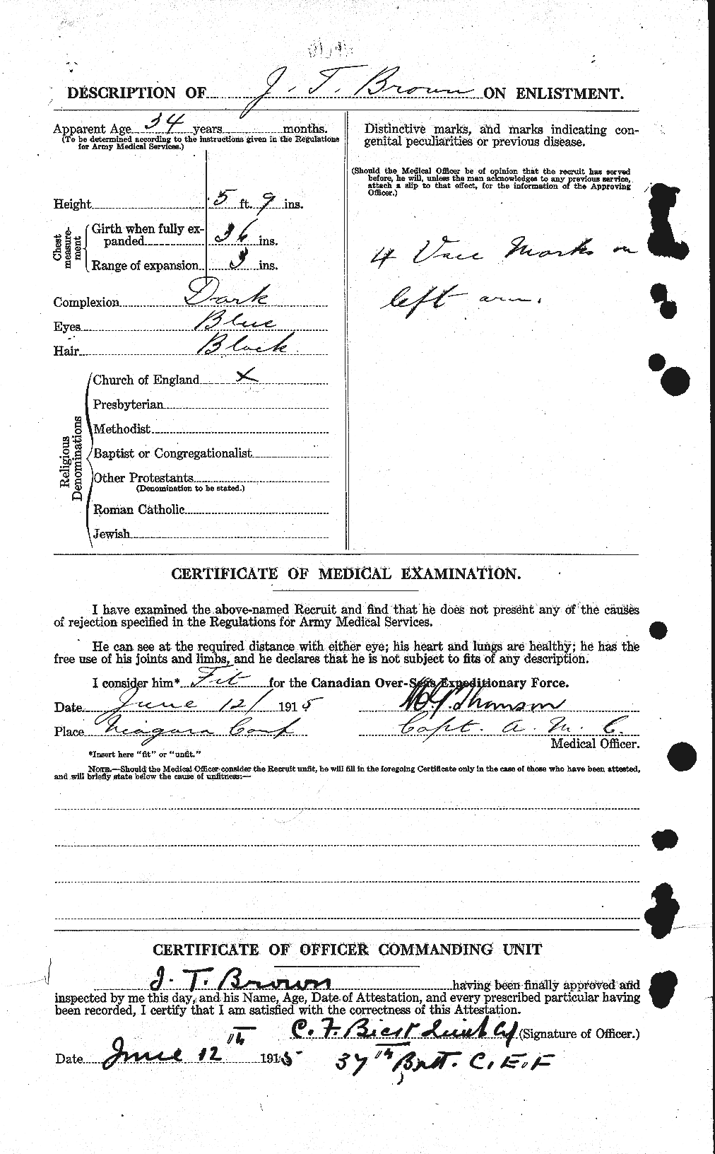 Personnel Records of the First World War - CEF 269587b