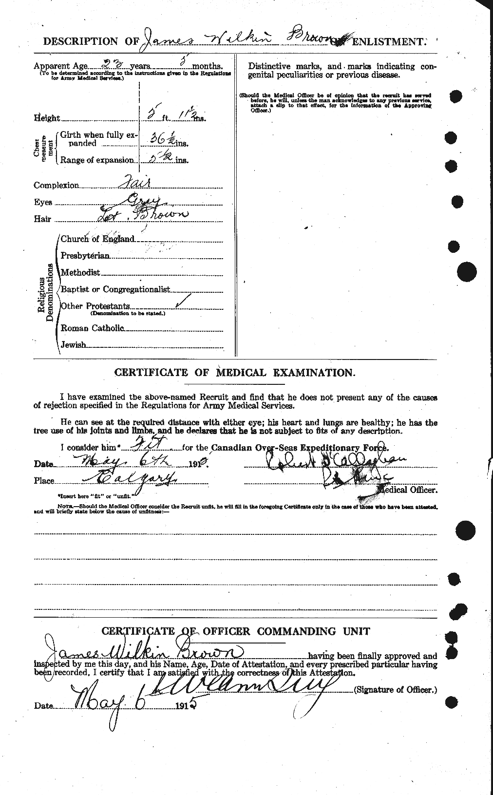 Personnel Records of the First World War - CEF 269599b