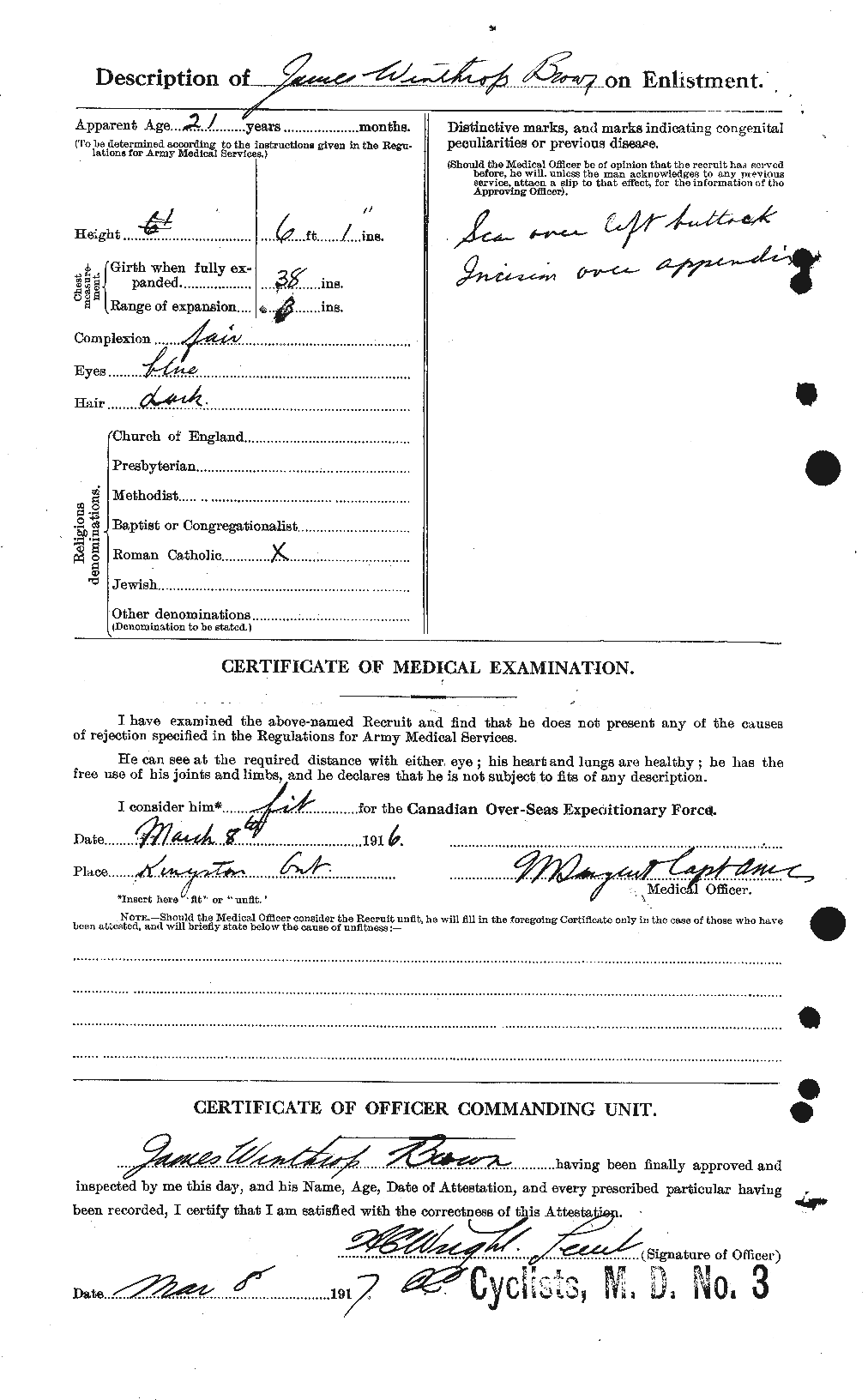 Personnel Records of the First World War - CEF 269608b
