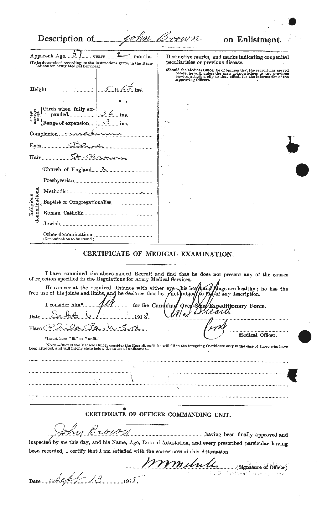 Personnel Records of the First World War - CEF 269625b