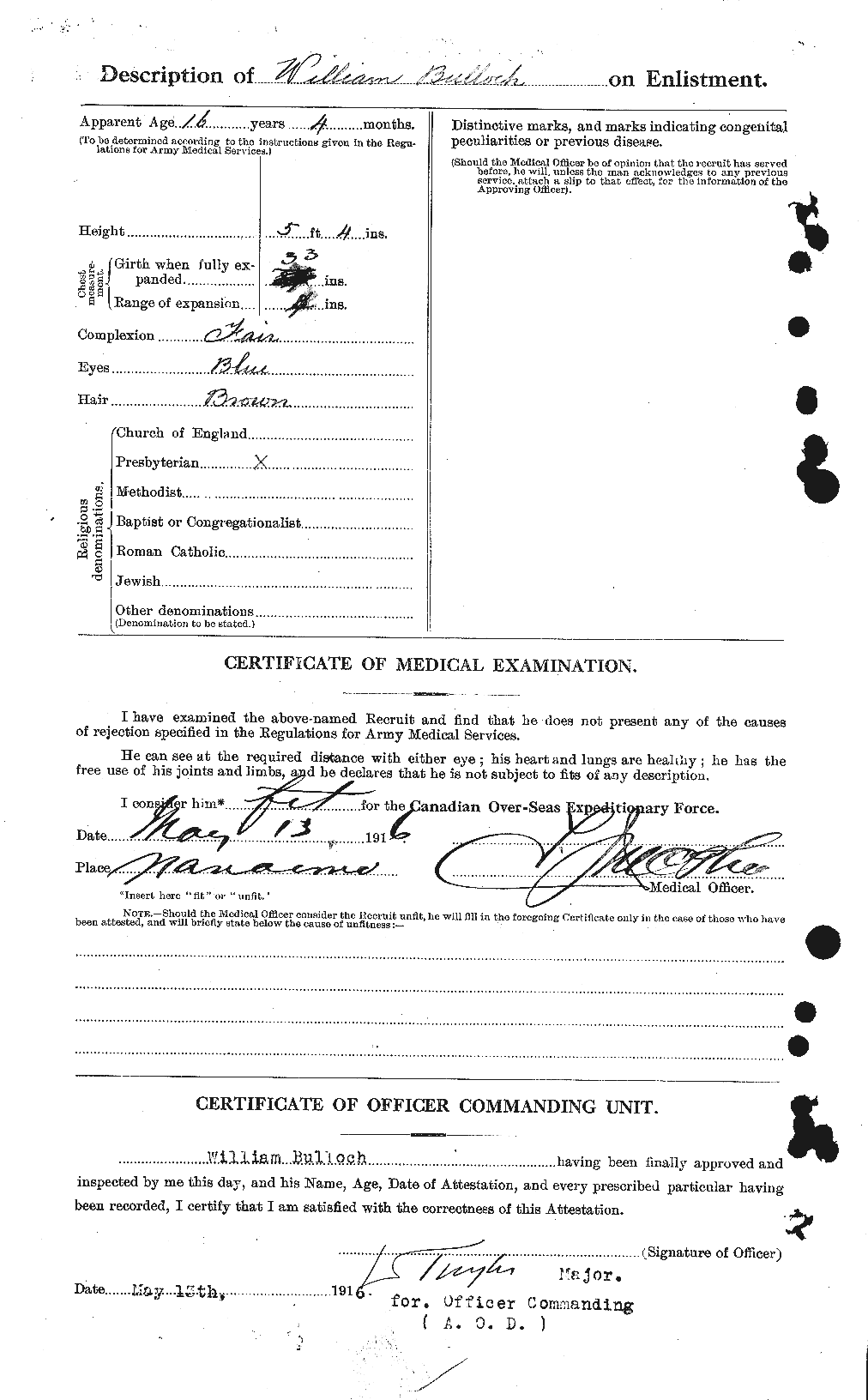 Personnel Records of the First World War - CEF 269758b