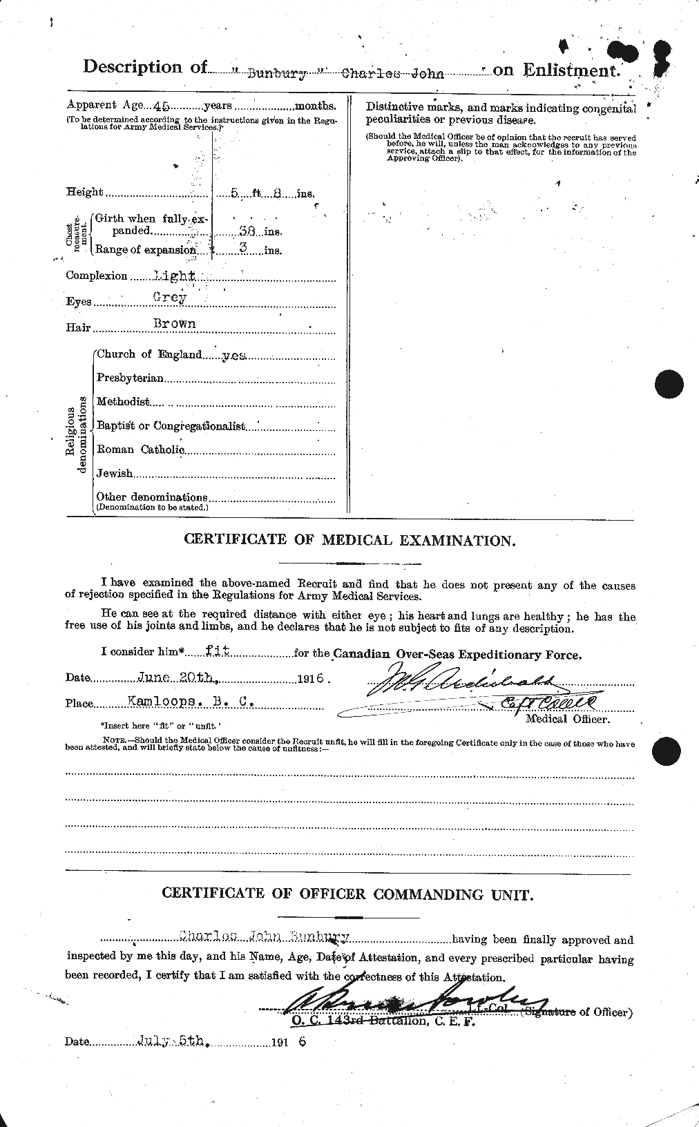 Personnel Records of the First World War - CEF 269884b