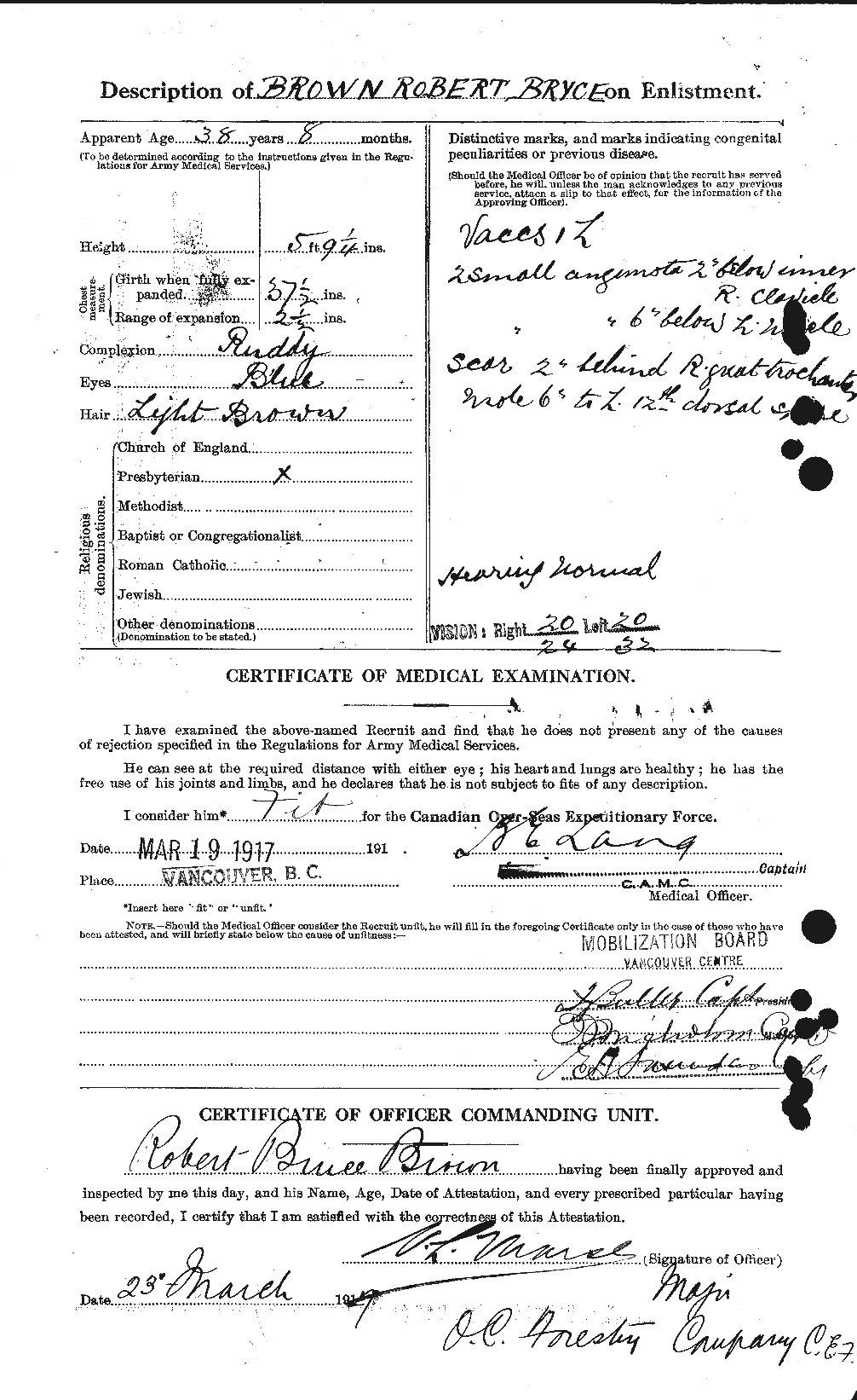 Personnel Records of the First World War - CEF 269901b