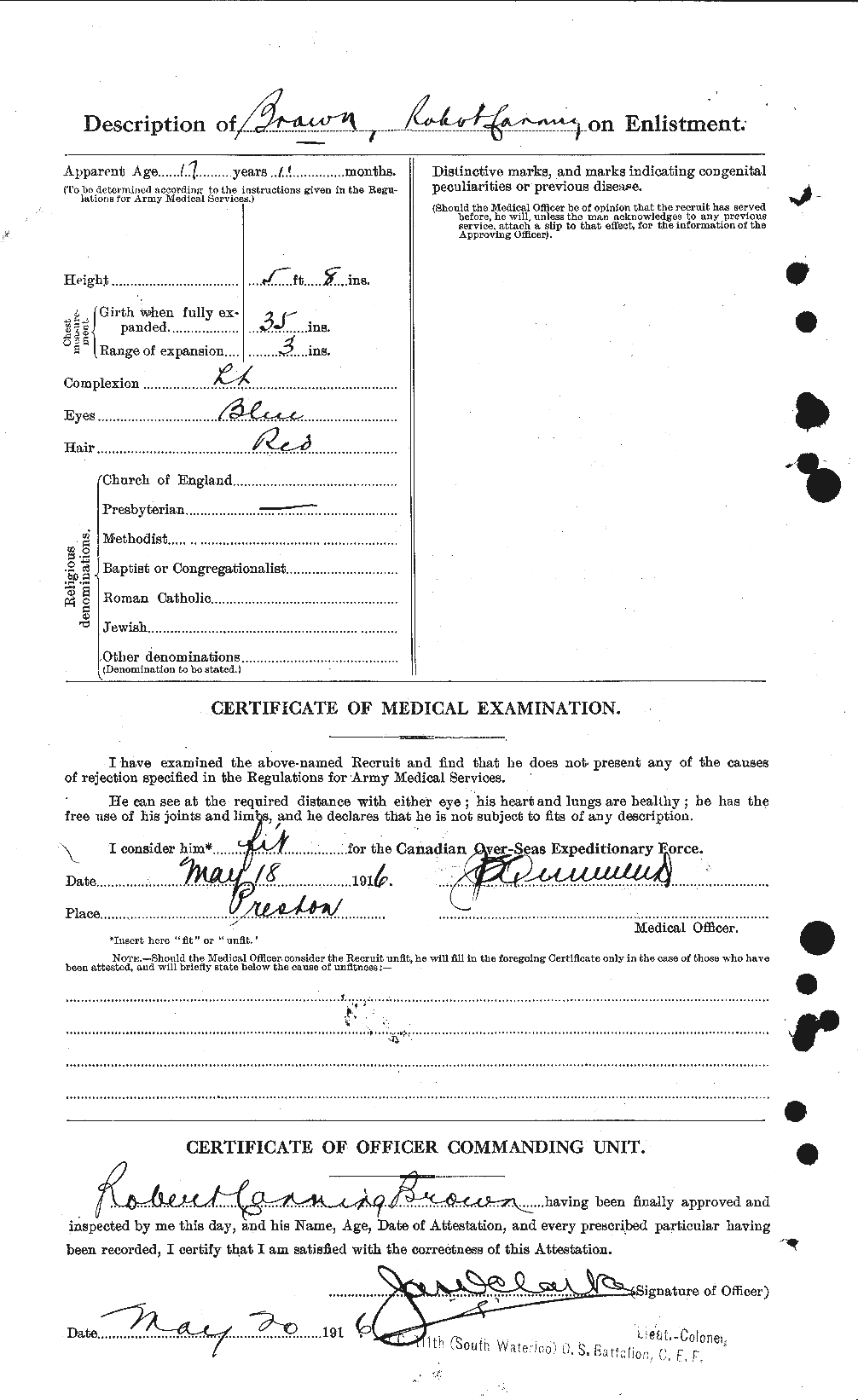 Personnel Records of the First World War - CEF 269902b