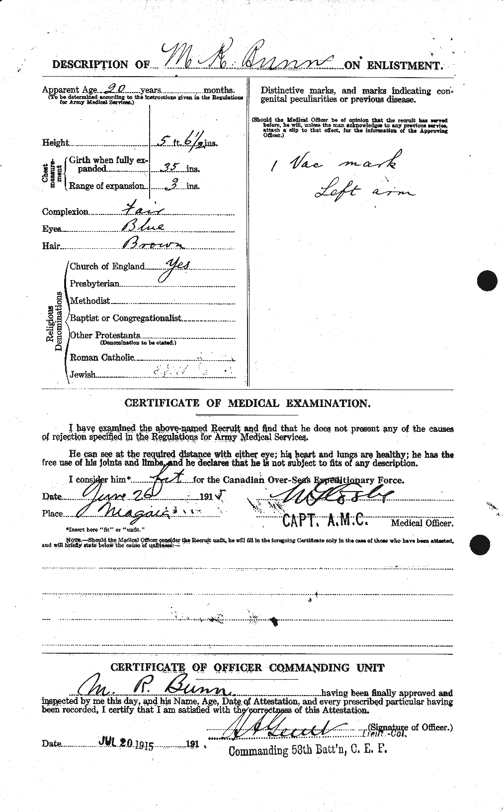 Personnel Records of the First World War - CEF 270422b
