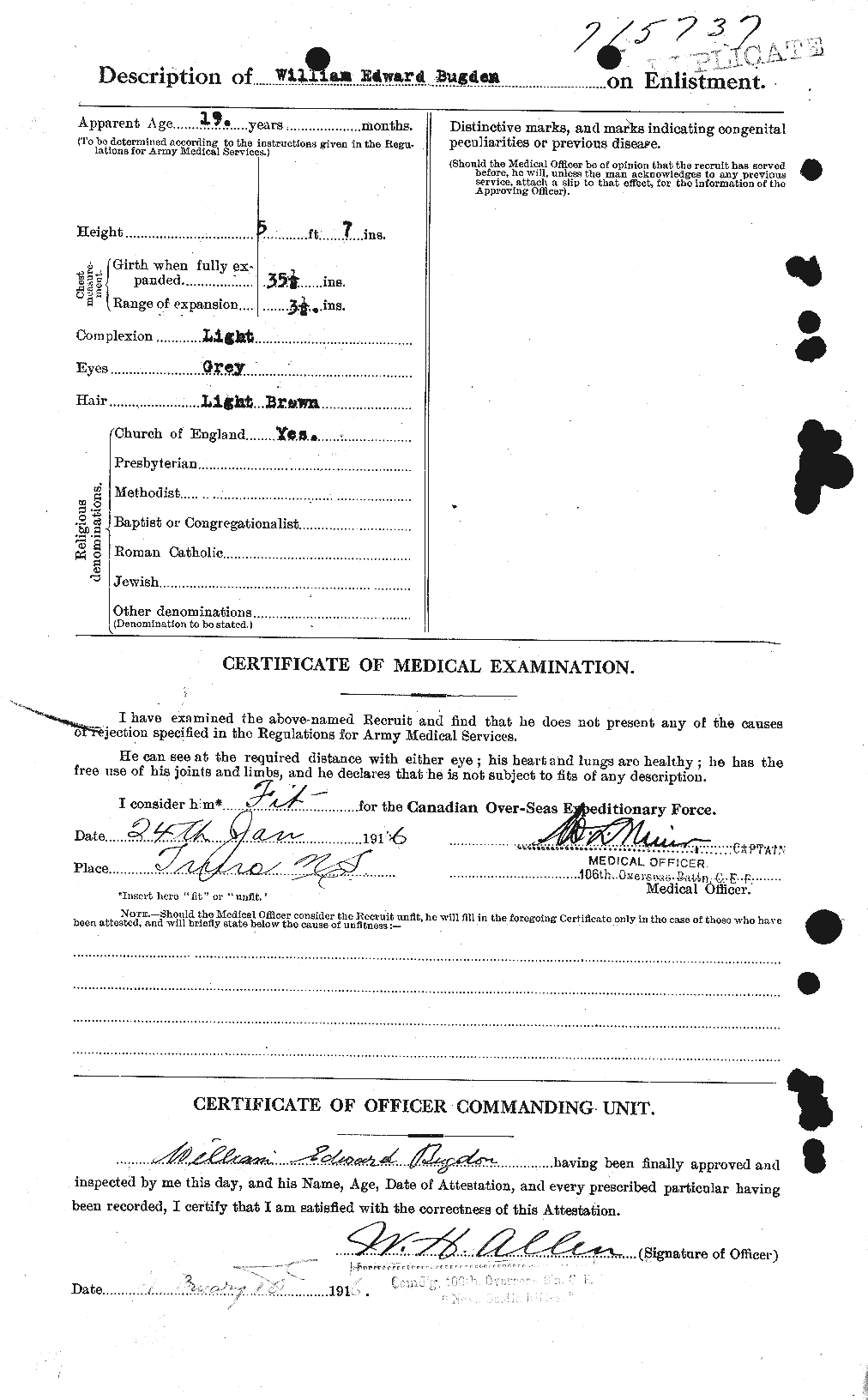 Personnel Records of the First World War - CEF 270506b