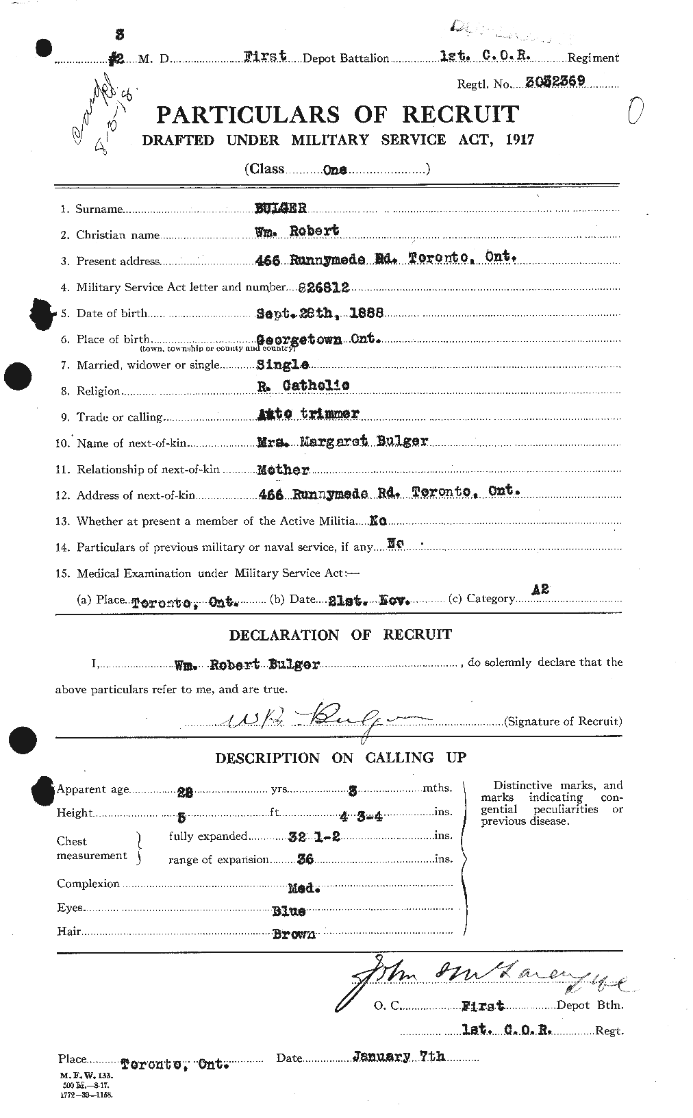 Personnel Records of the First World War - CEF 270644a