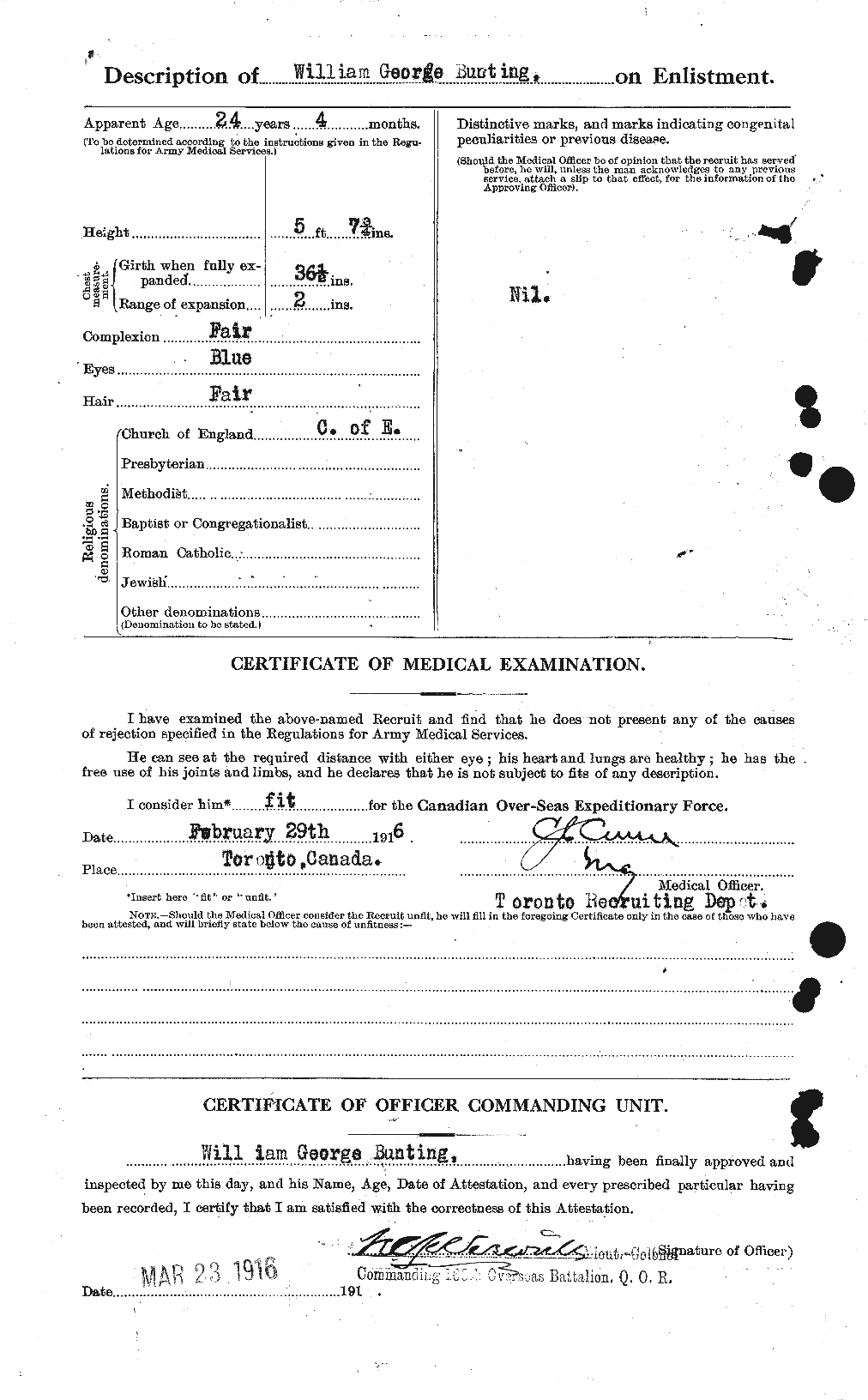 Personnel Records of the First World War - CEF 270967b