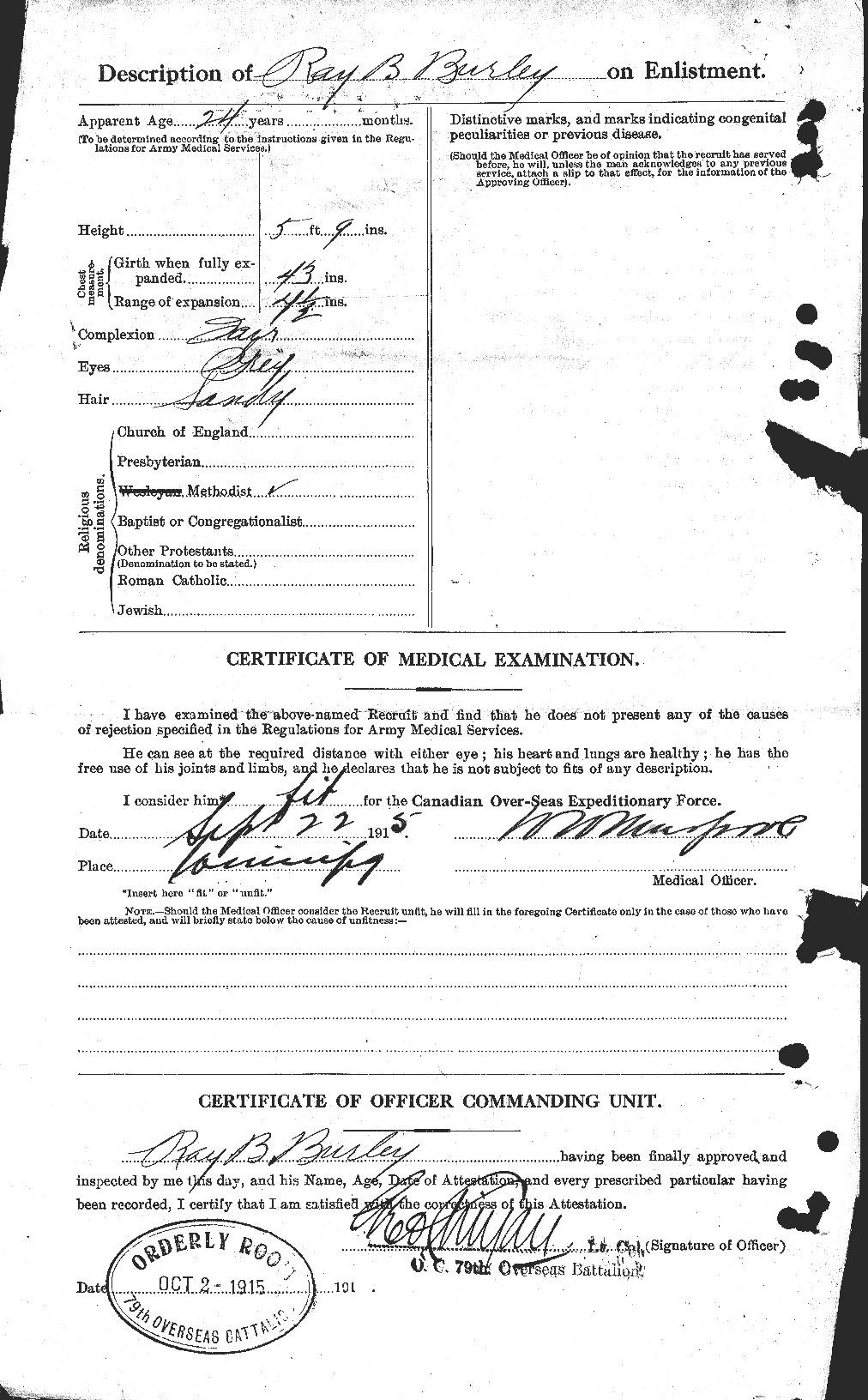 Personnel Records of the First World War - CEF 271853b