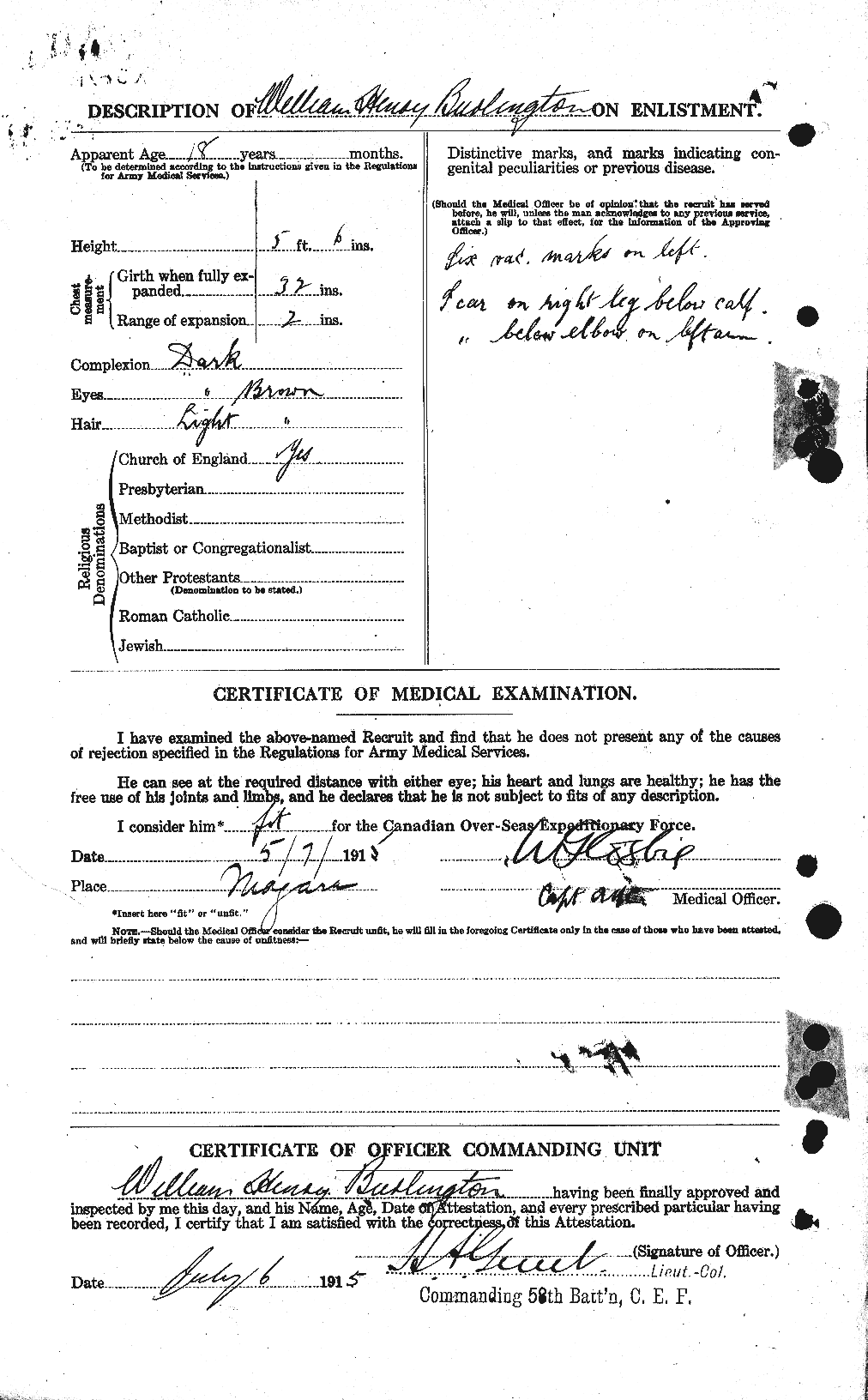 Personnel Records of the First World War - CEF 271887b