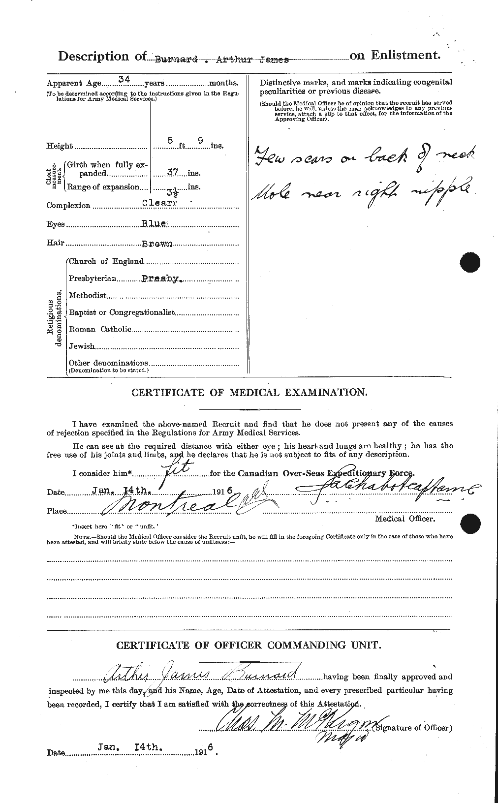 Personnel Records of the First World War - CEF 271964b