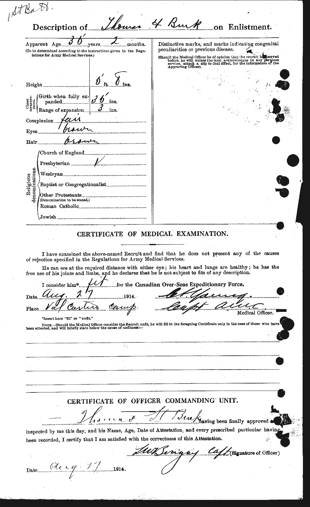 Personnel Records of the First World War - CEF 272345b
