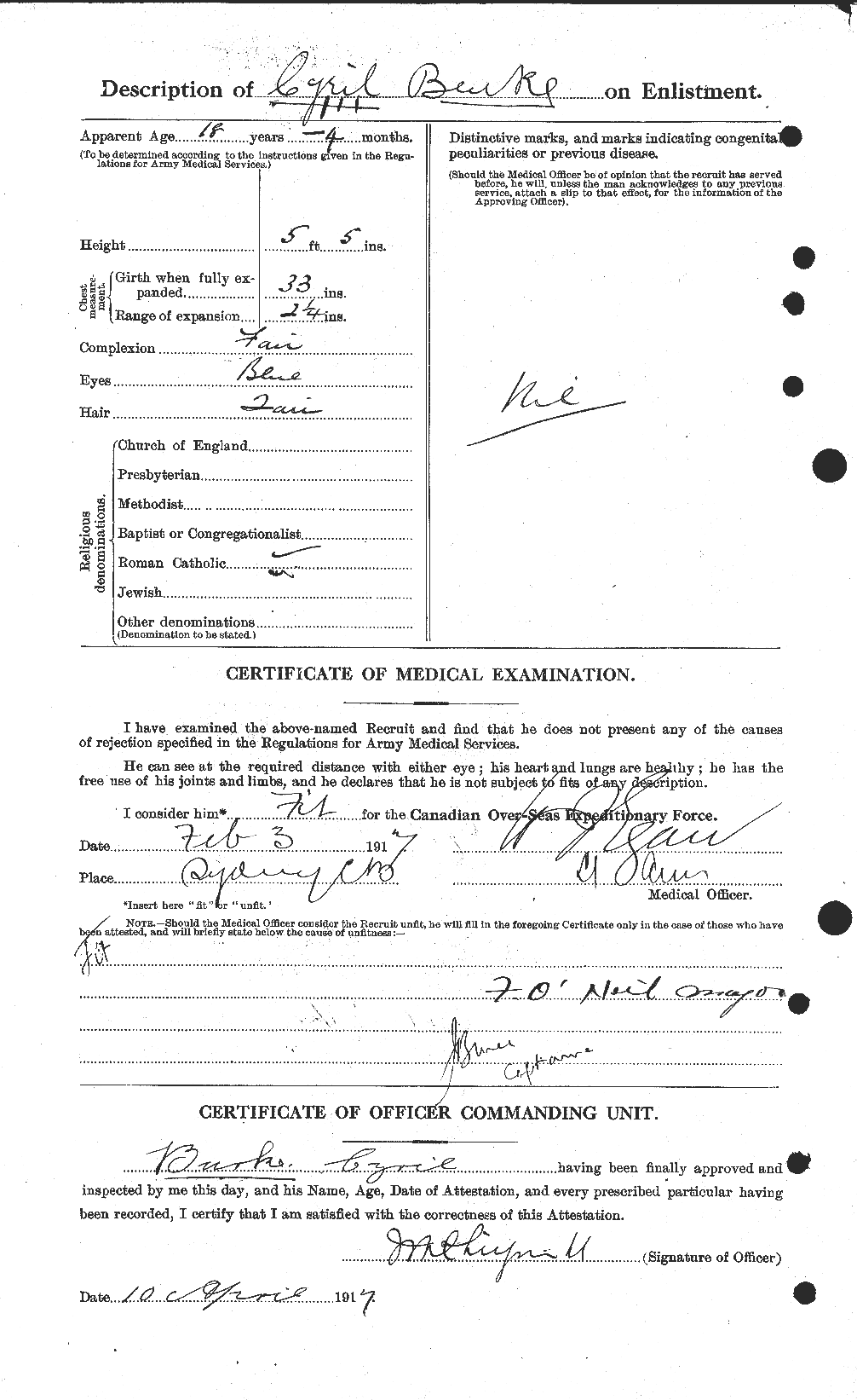 Personnel Records of the First World War - CEF 272396b