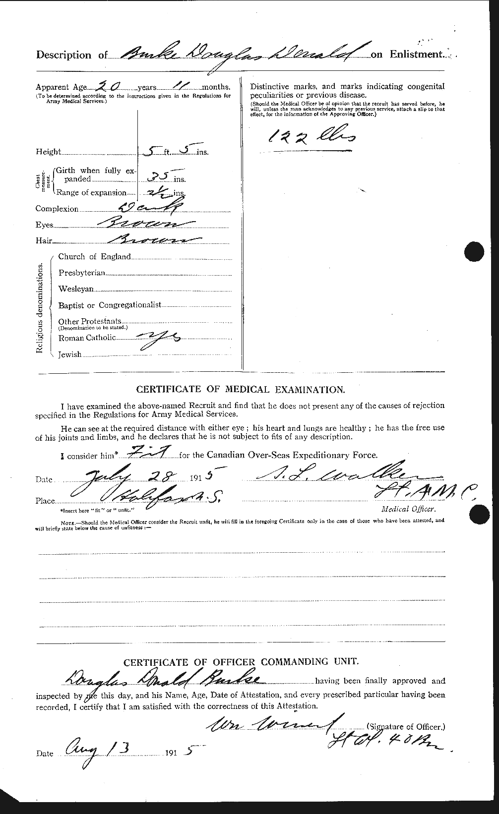 Personnel Records of the First World War - CEF 272407b