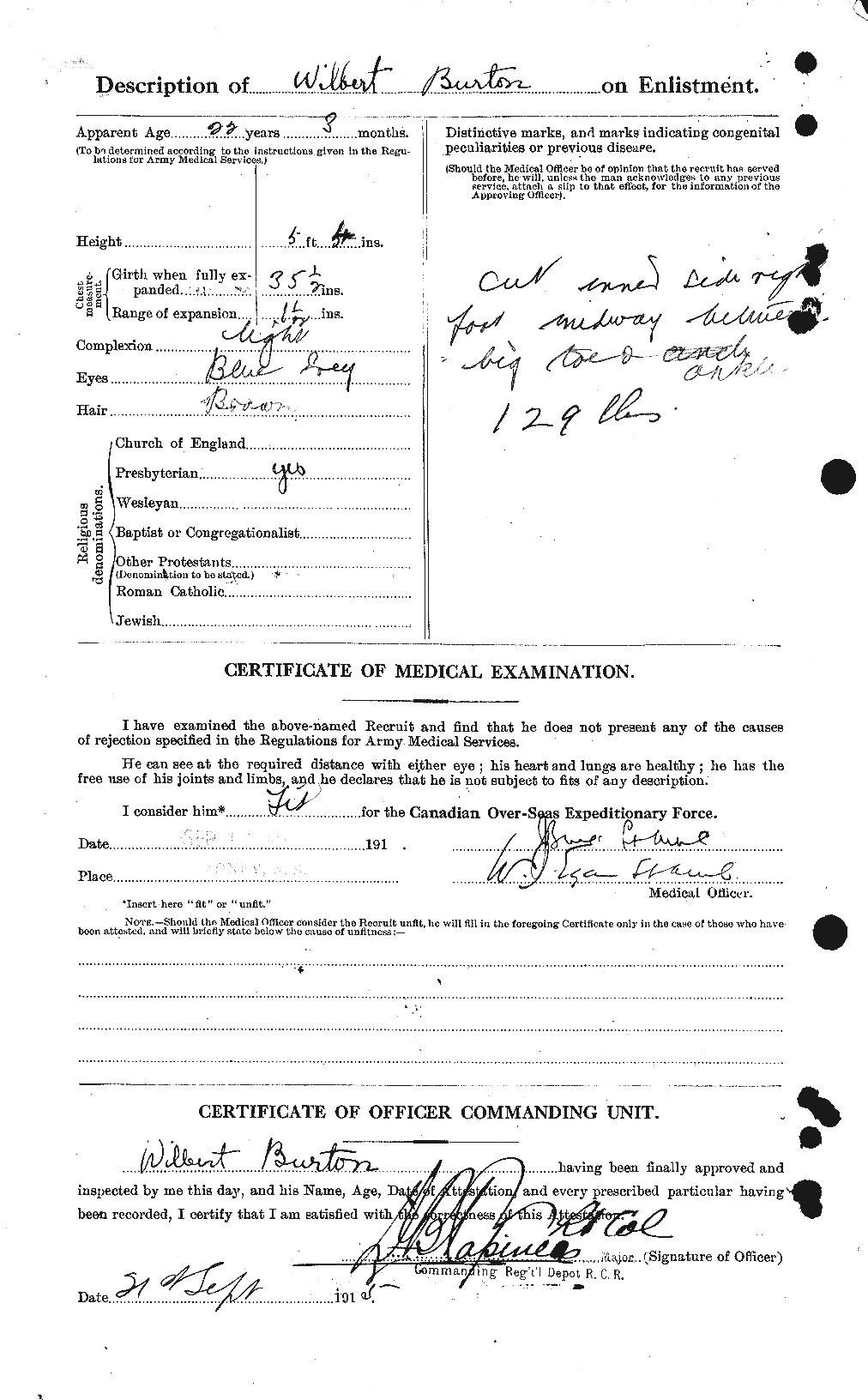 Personnel Records of the First World War - CEF 272736b