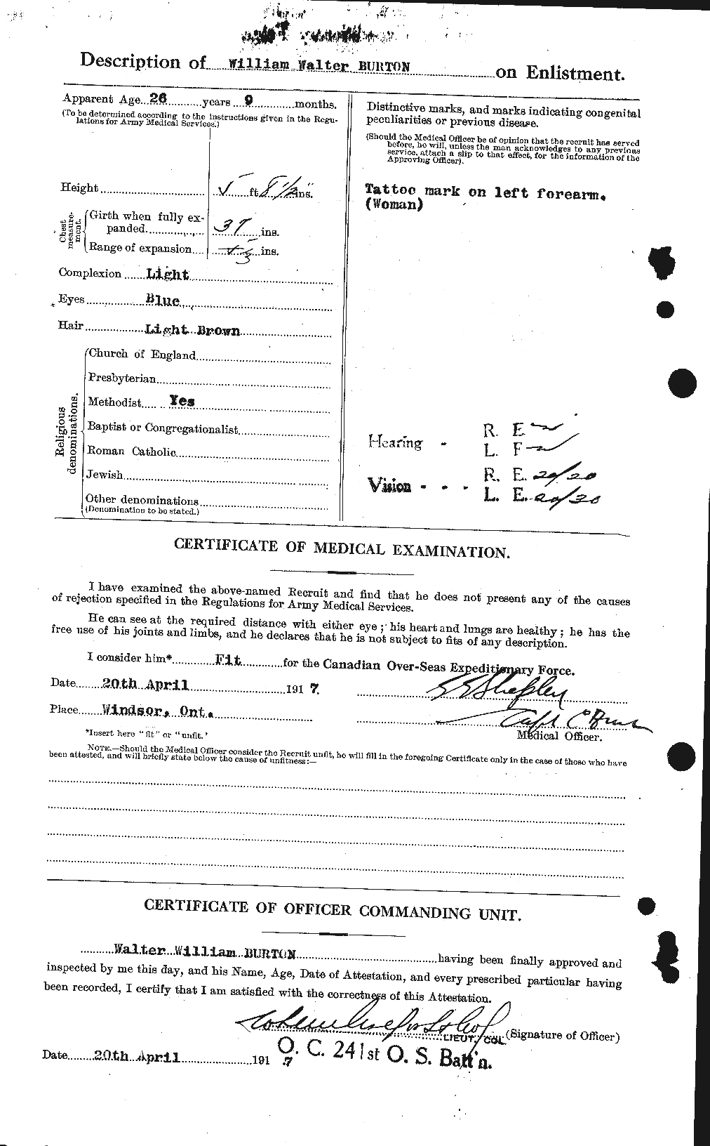 Personnel Records of the First World War - CEF 272774b