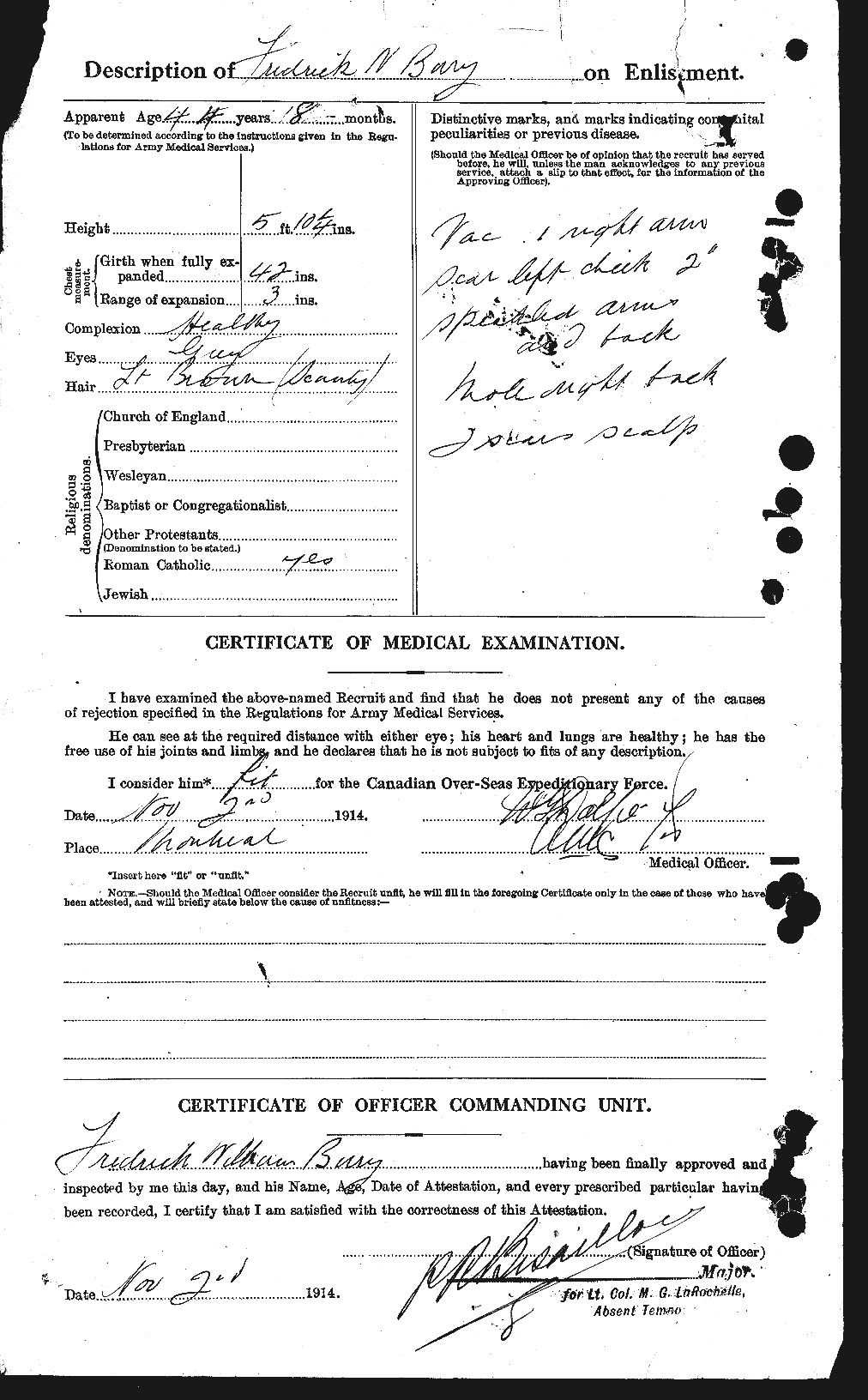 Personnel Records of the First World War - CEF 272834b