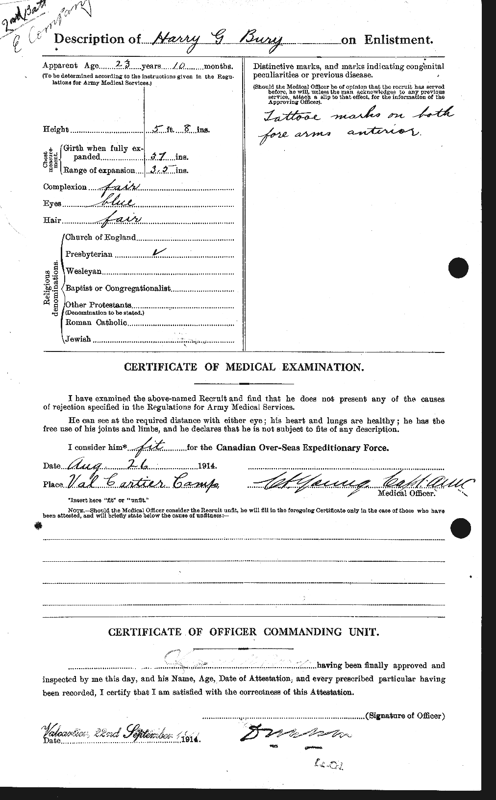 Personnel Records of the First World War - CEF 272839b