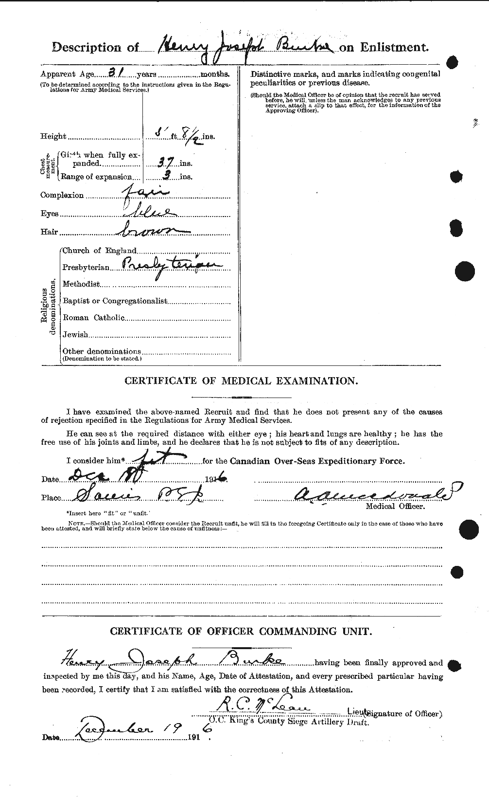 Personnel Records of the First World War - CEF 272892b