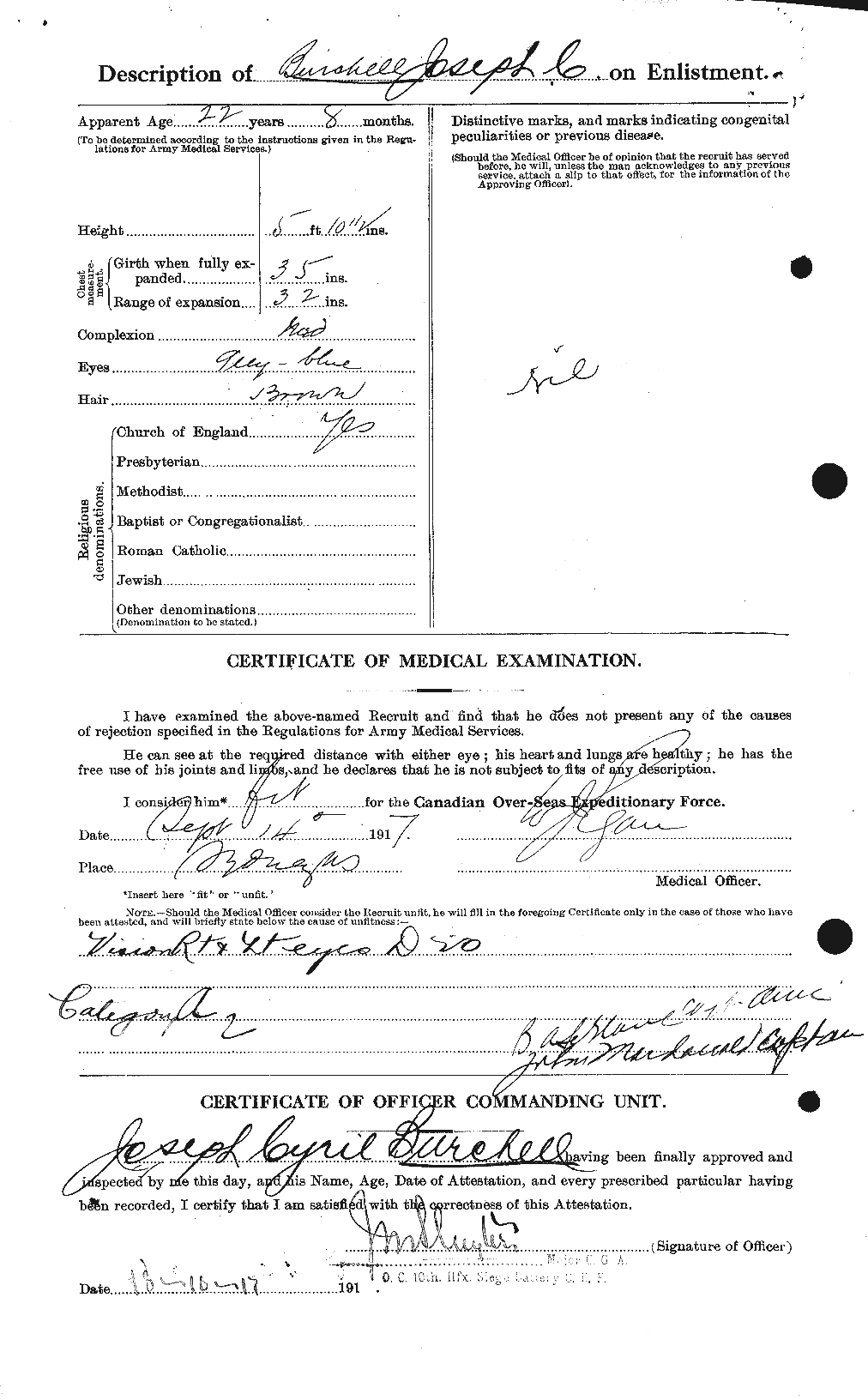 Personnel Records of the First World War - CEF 273155b
