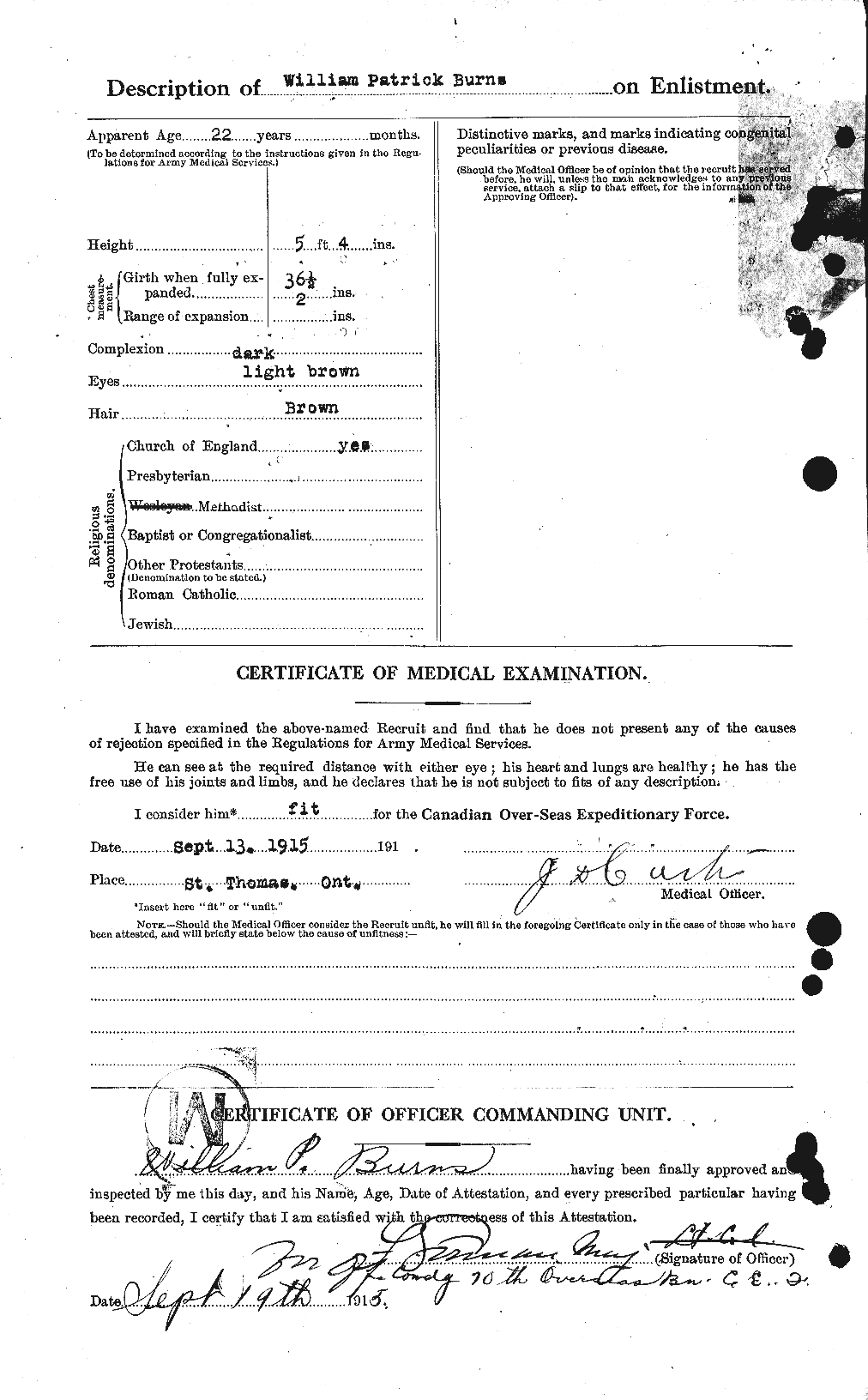 Personnel Records of the First World War - CEF 273849b