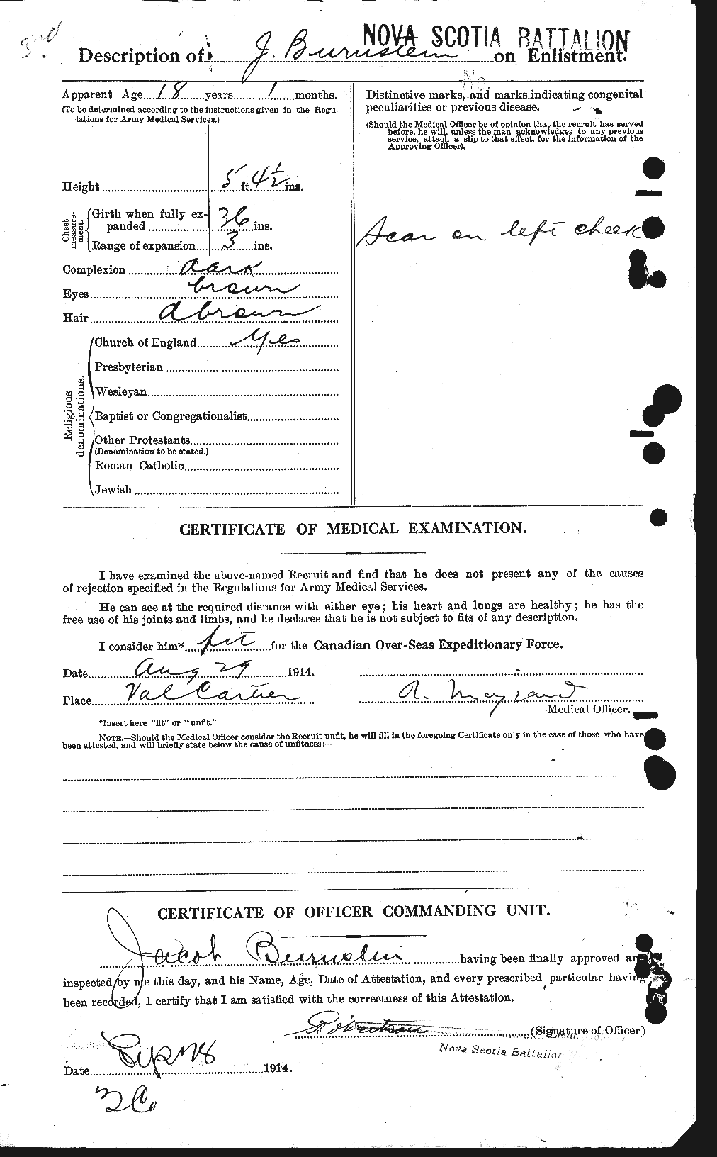 Personnel Records of the First World War - CEF 273888b