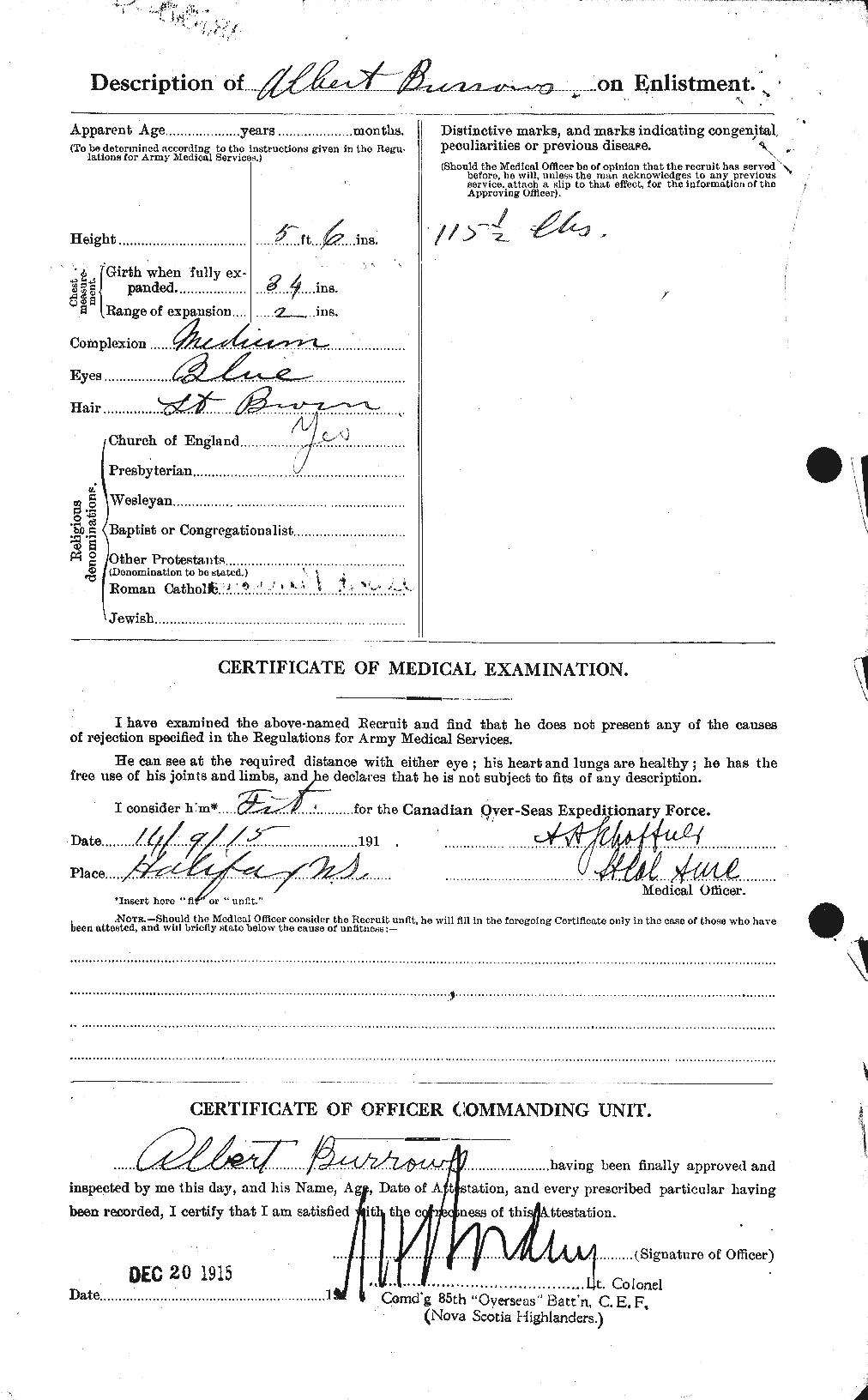 Personnel Records of the First World War - CEF 274759b