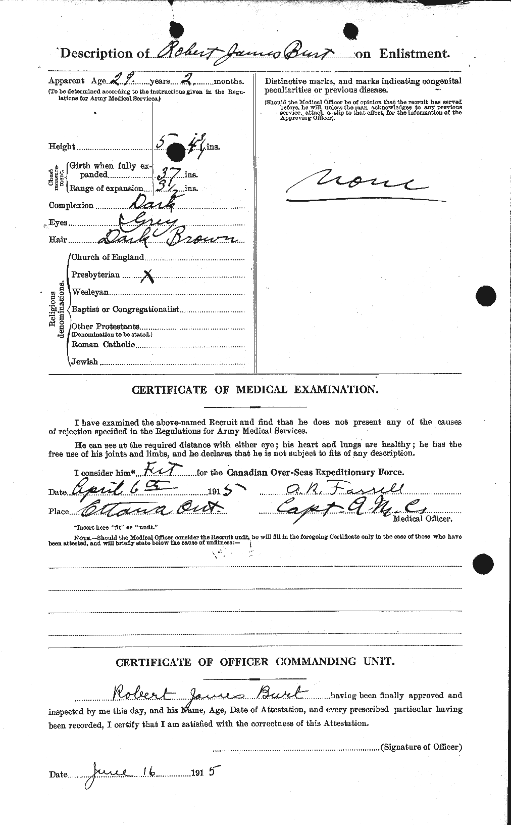 Personnel Records of the First World War - CEF 275050b