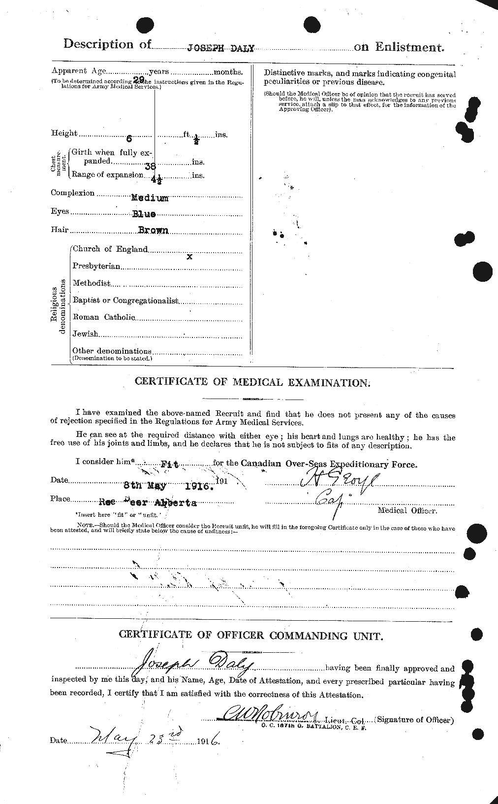 Personnel Records of the First World War - CEF 276369b