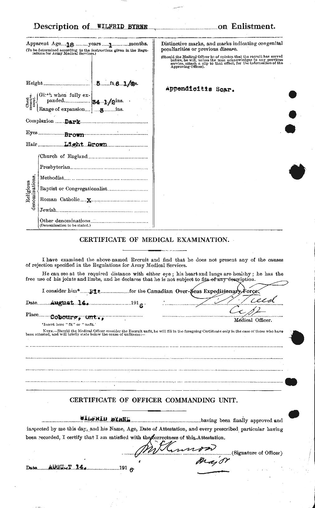 Personnel Records of the First World War - CEF 277169b