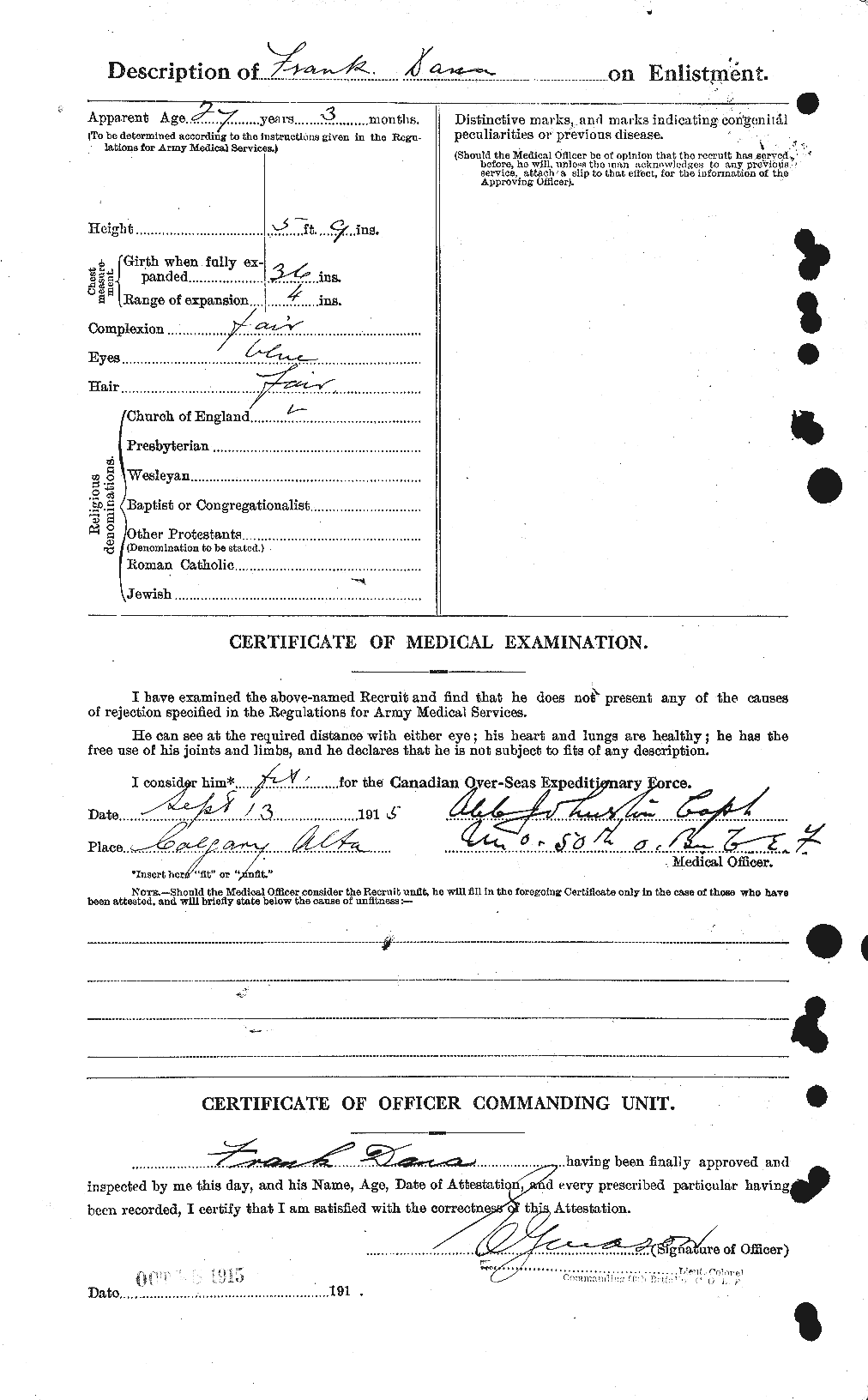 Personnel Records of the First World War - CEF 277397b
