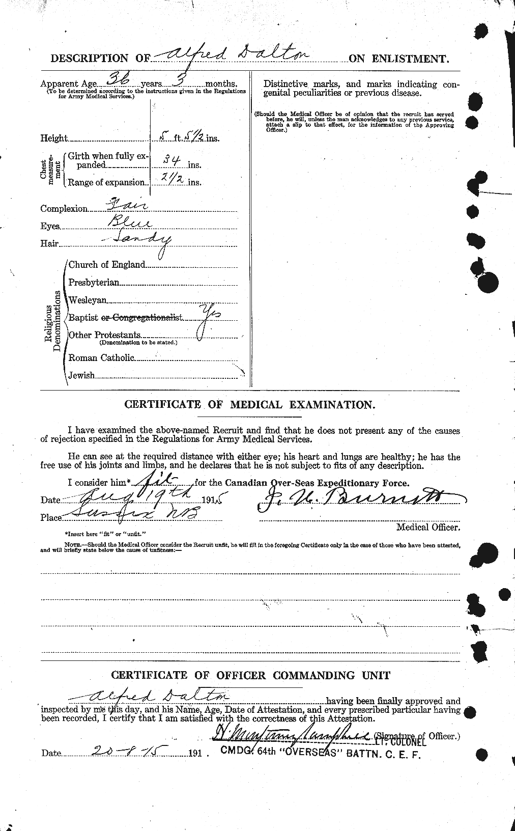 Personnel Records of the First World War - CEF 277648b