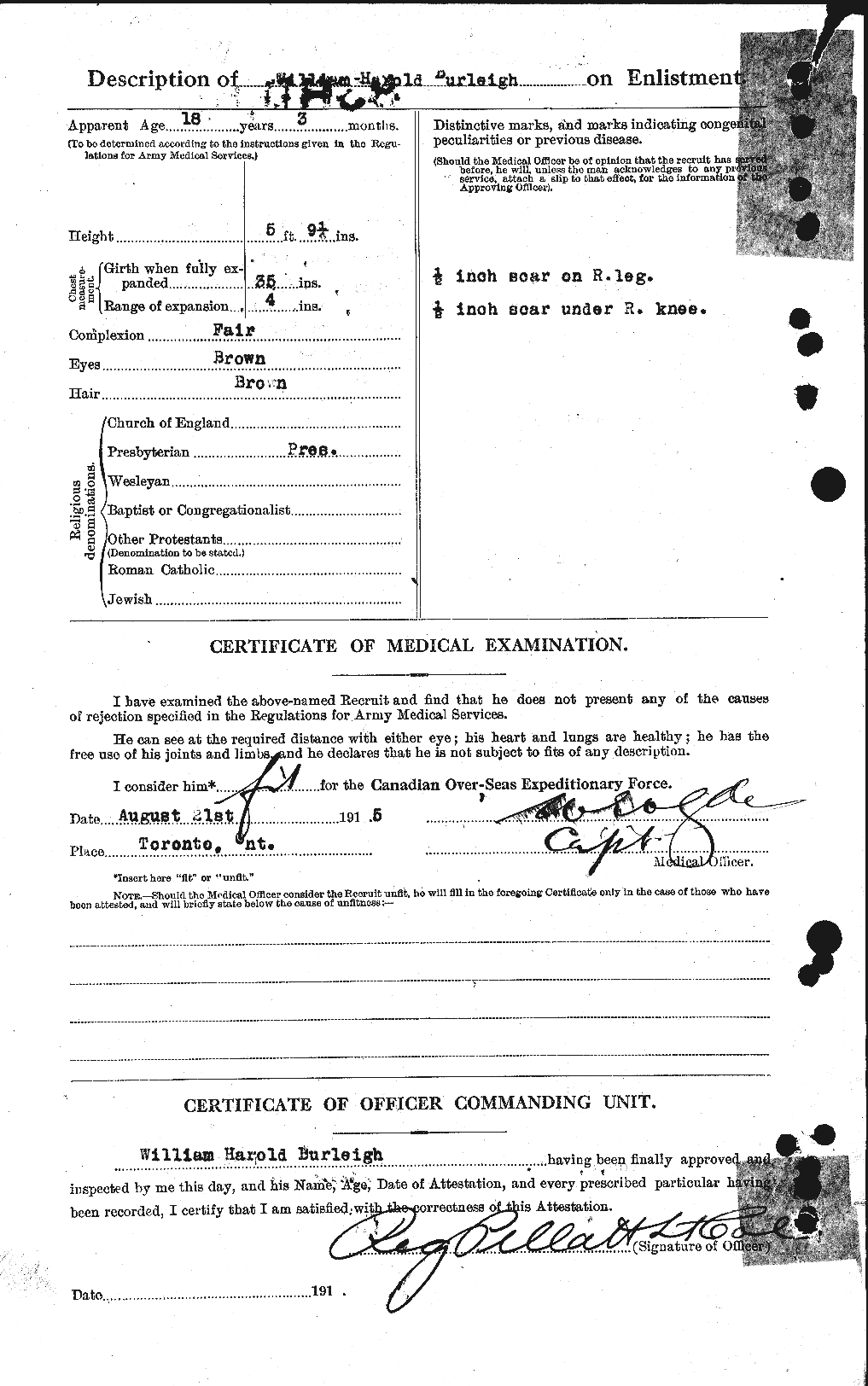 Personnel Records of the First World War - CEF 278656b