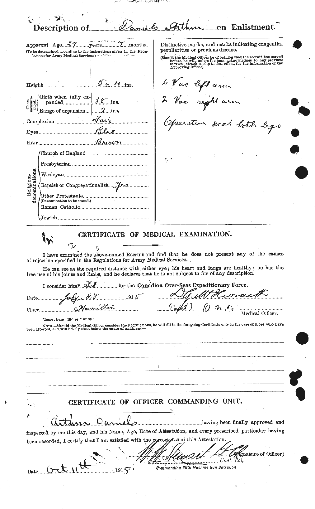 Personnel Records of the First World War - CEF 279569b