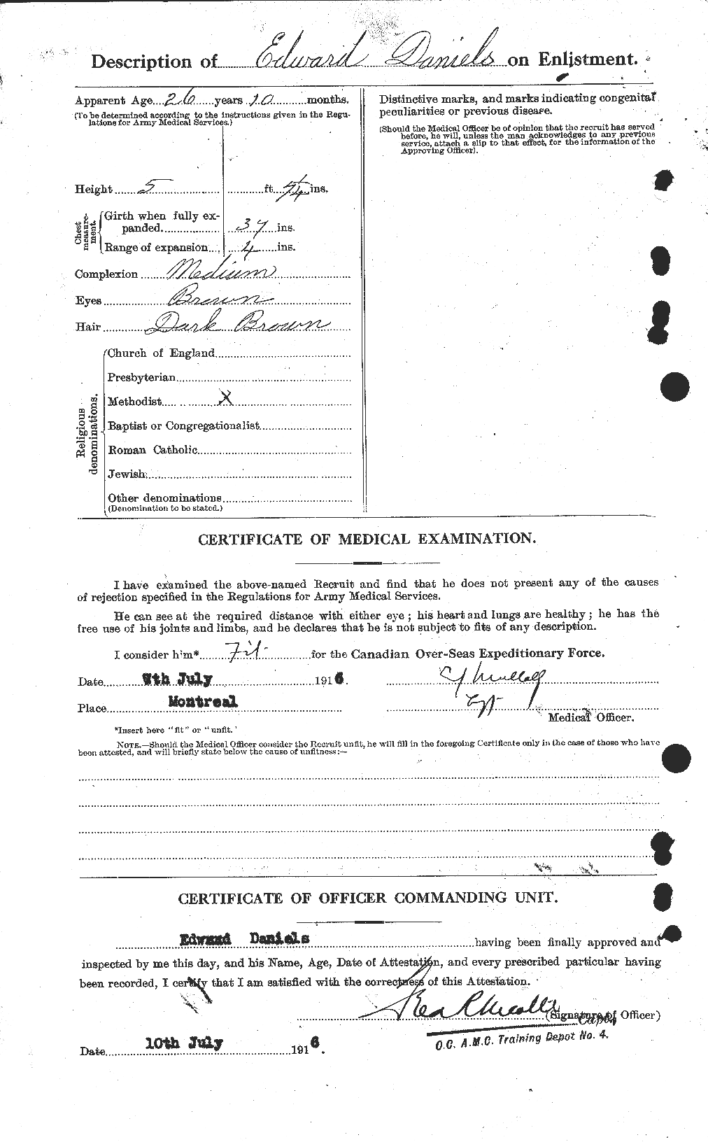 Personnel Records of the First World War - CEF 279582b