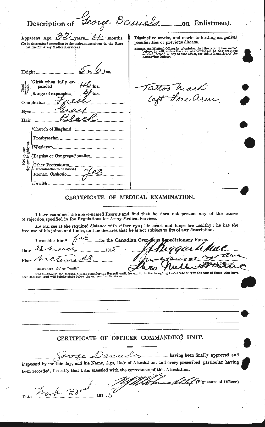 Personnel Records of the First World War - CEF 279599b