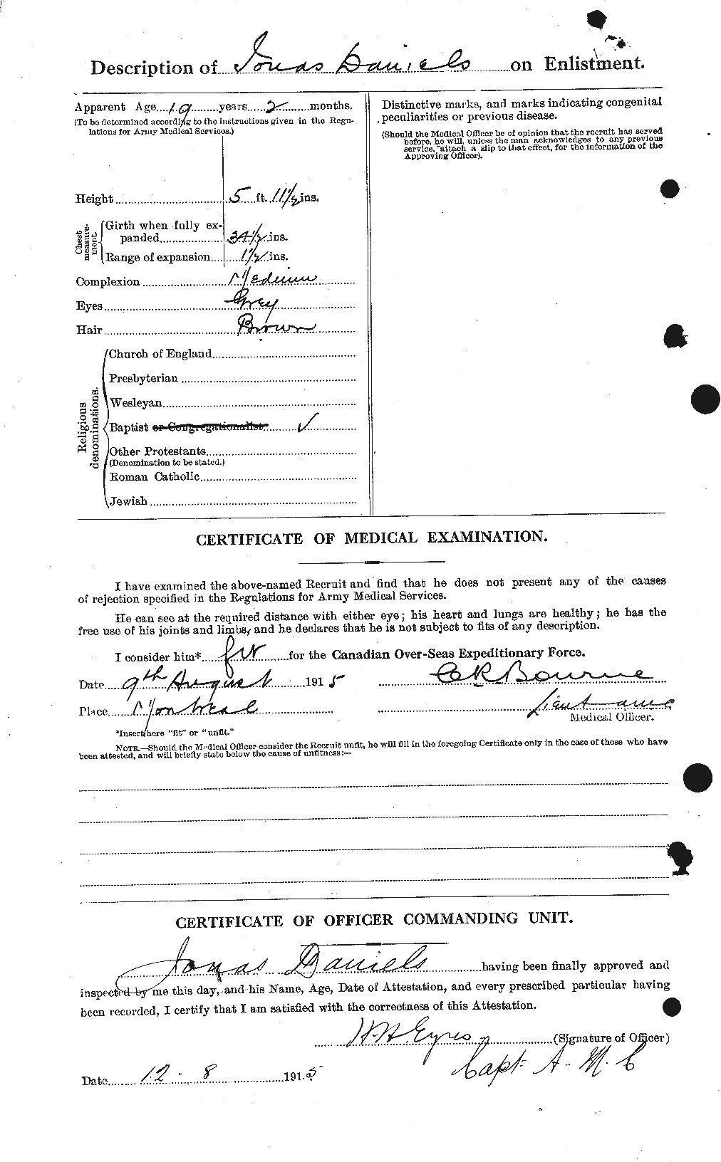 Personnel Records of the First World War - CEF 279647b