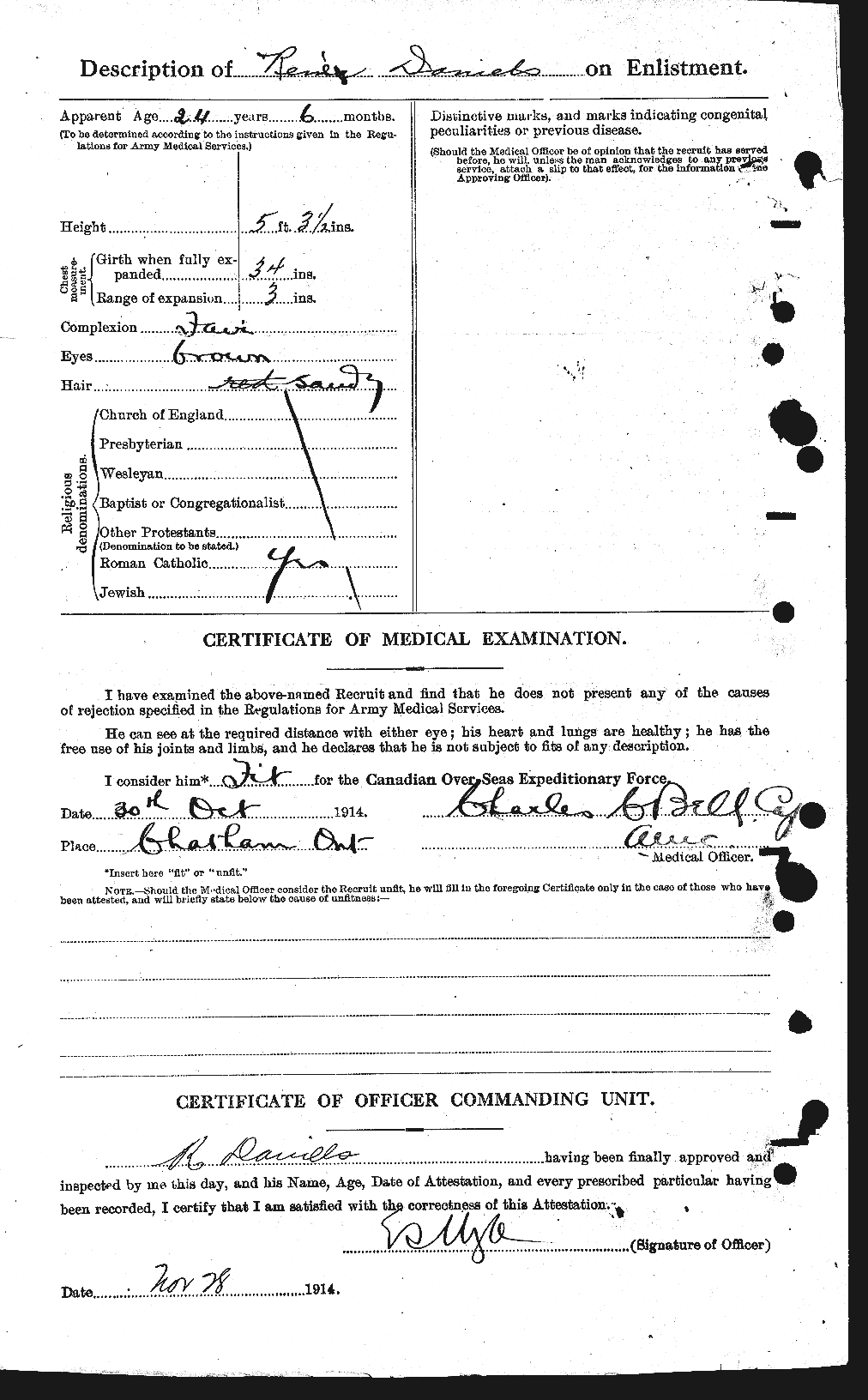 Personnel Records of the First World War - CEF 279667b