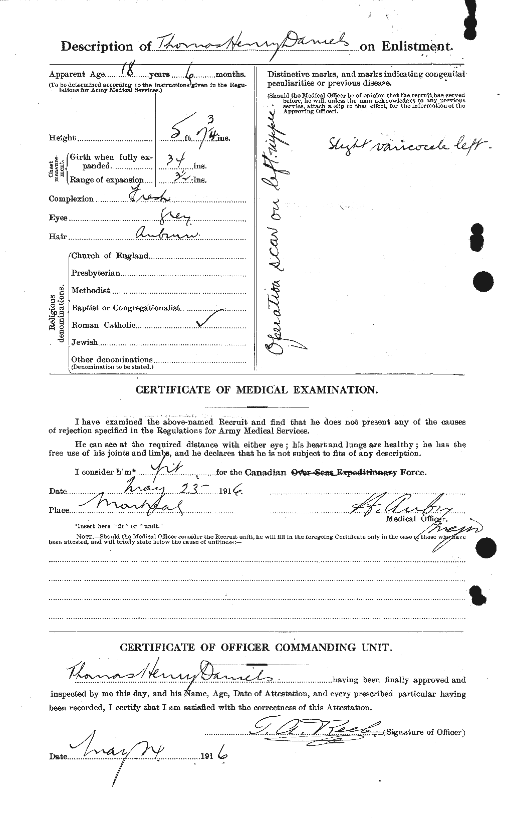 Personnel Records of the First World War - CEF 279678b