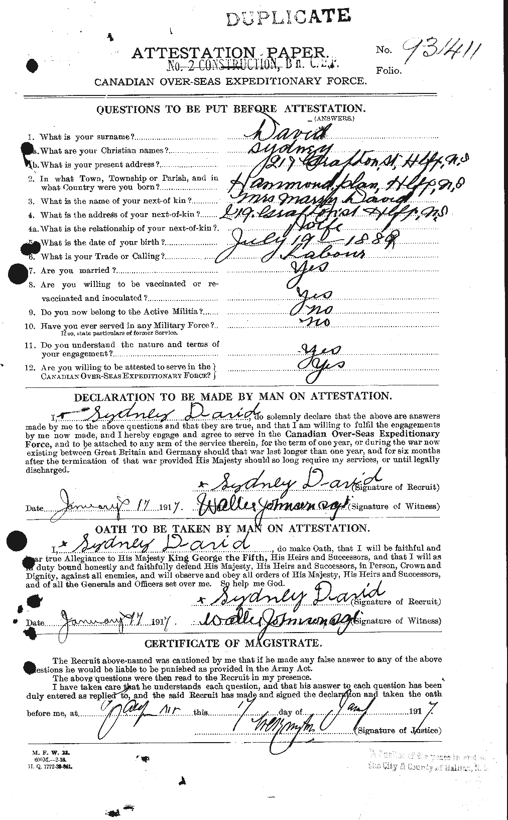Personnel Records of the First World War - CEF 280647a