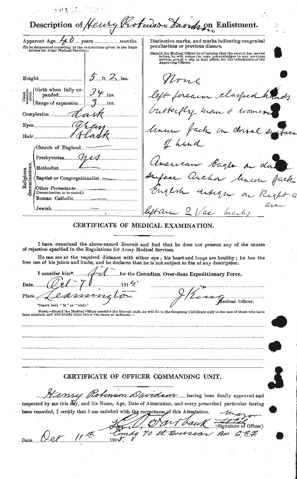 Personnel Records of the First World War - CEF 281200b