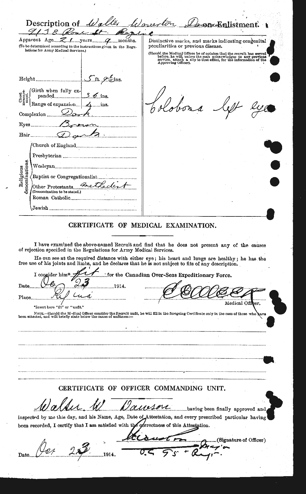 Personnel Records of the First World War - CEF 282853b