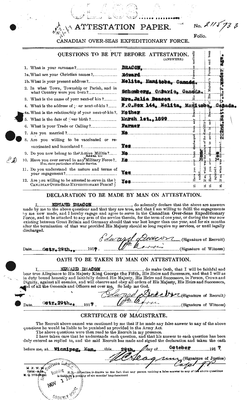 Personnel Records of the First World War - CEF 283680a